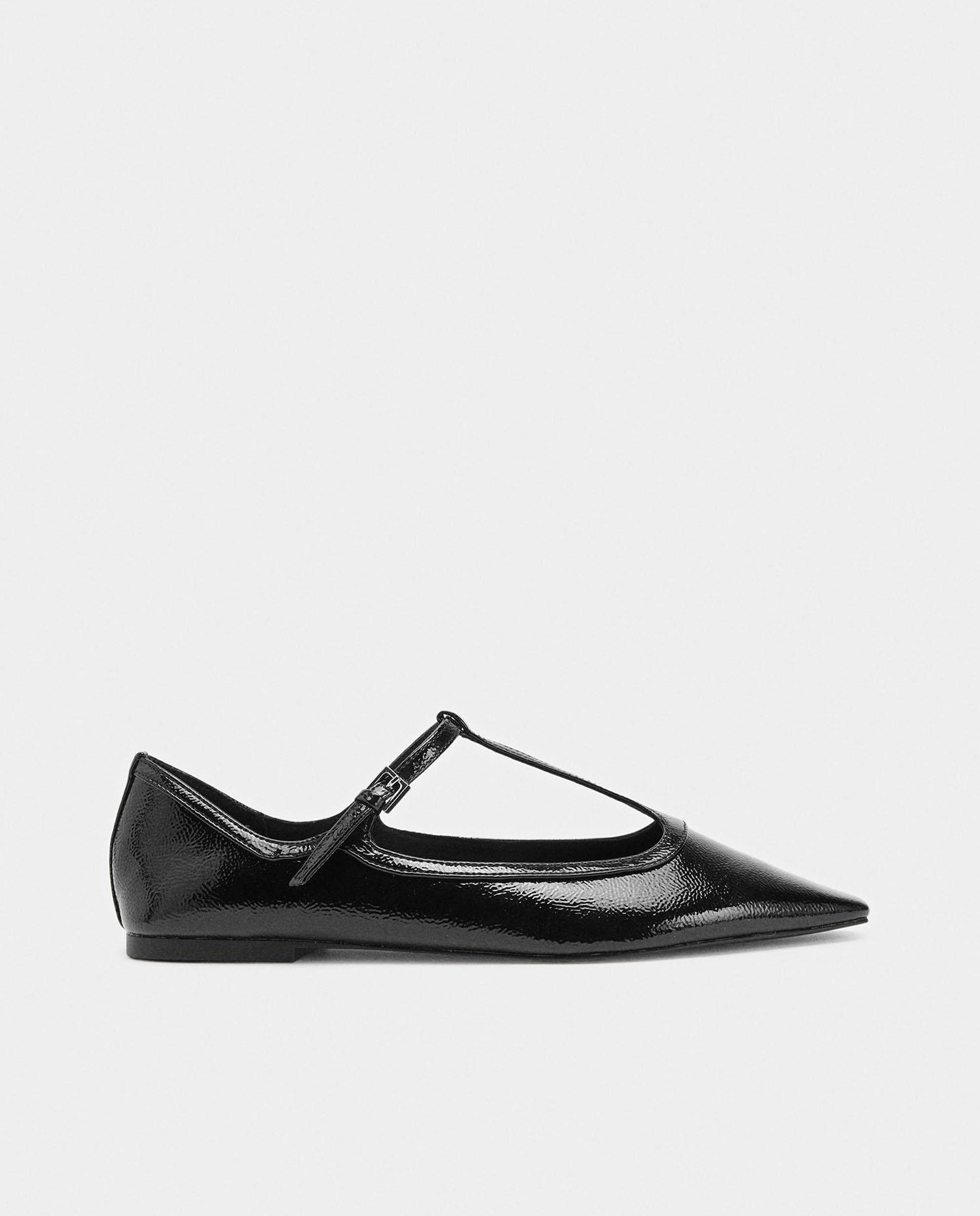 Parfois - Bailarinas planas de mujer envarnizadas con hebilla y plantilla acolchada.