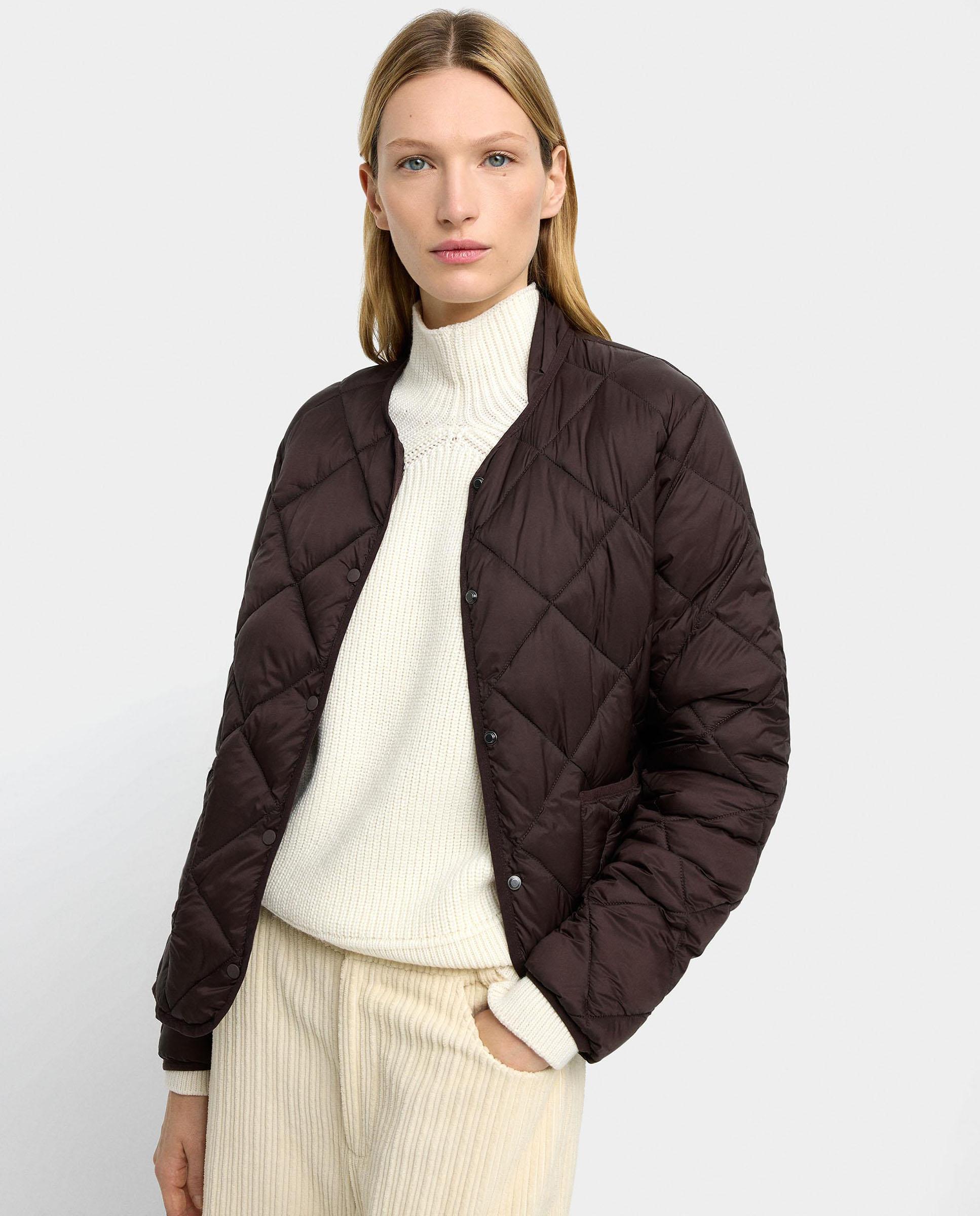 Parfois - Chaqueta de mujer acolchado con botones en liso.