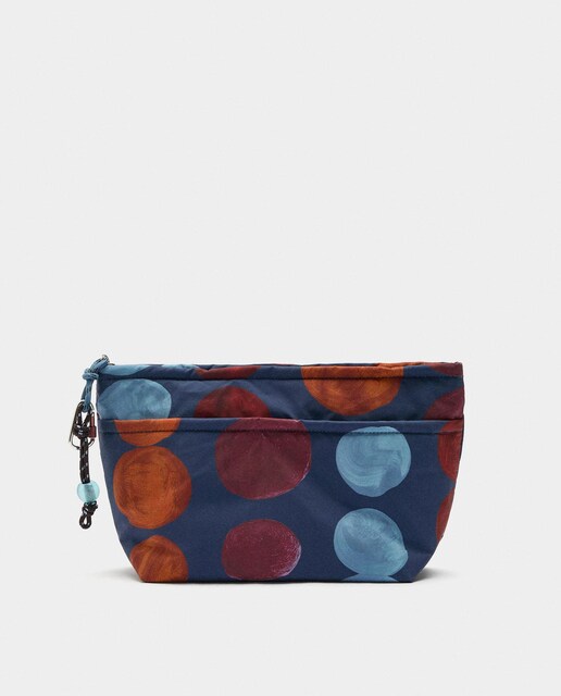 Imagen 0 de Neceser para cosméticos con cierre de cremallera y estampado de lunares