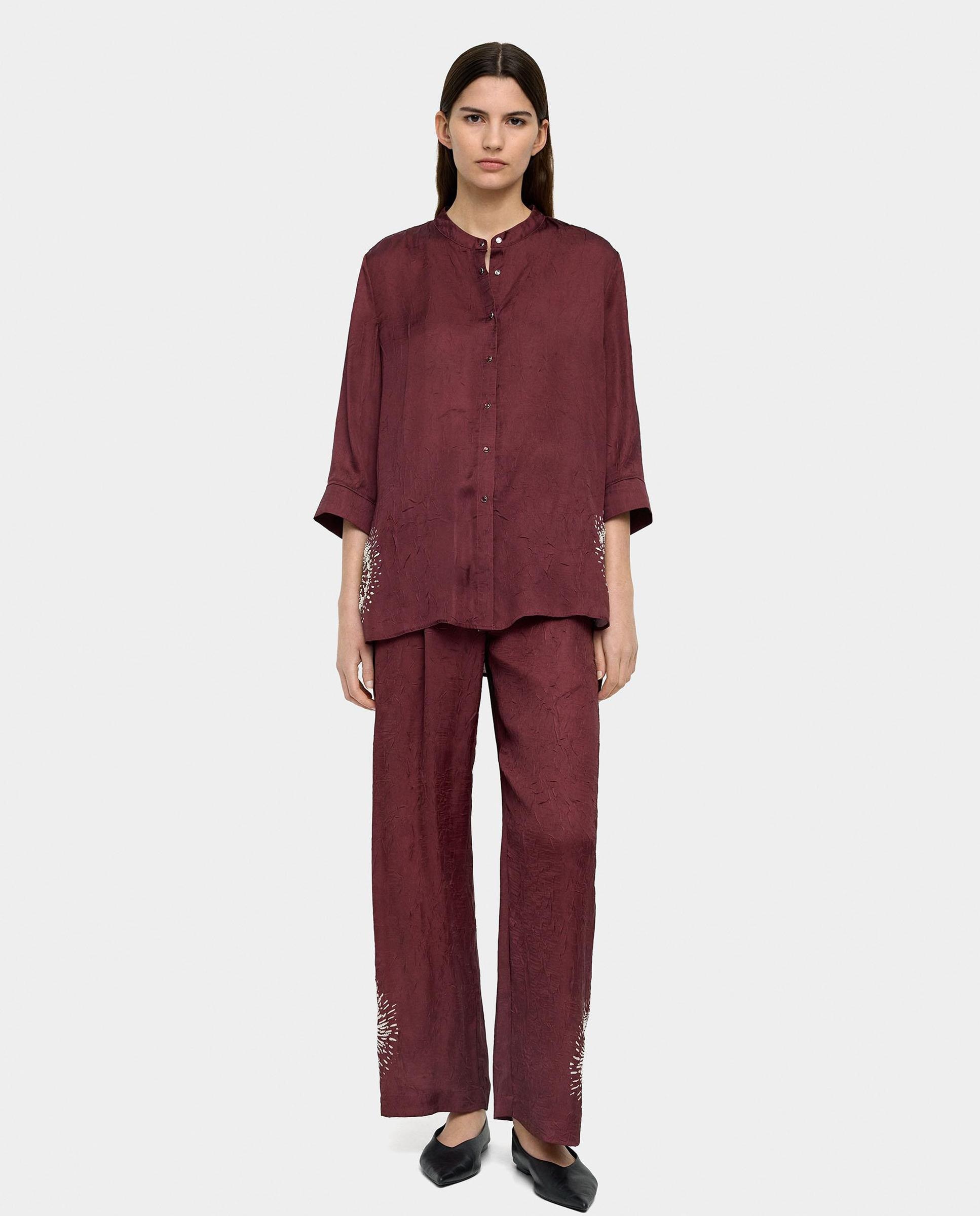 Parfois - Pantalón recto de mujer con detalles laterales de abalorios.