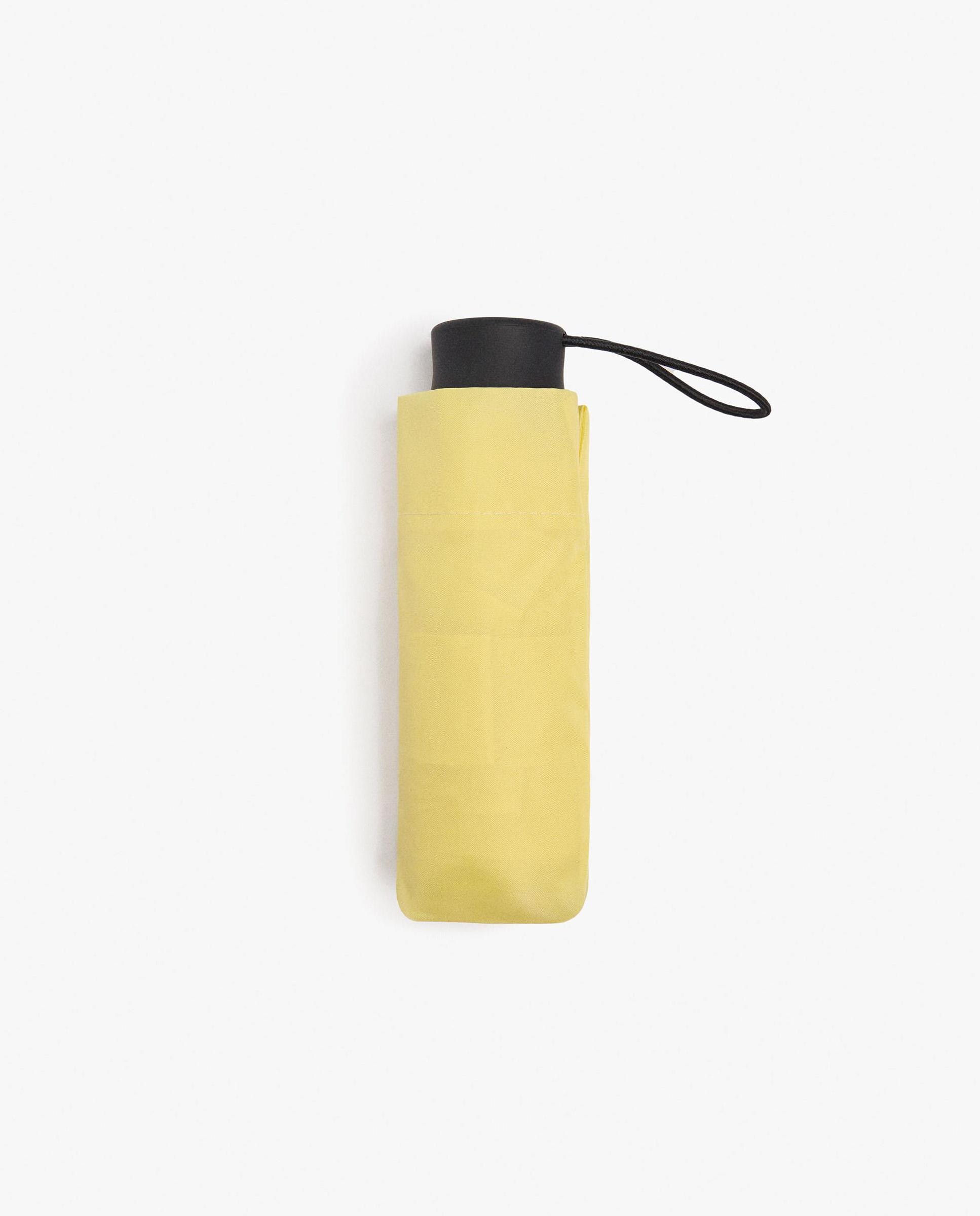 Paraguas pequeño en liso - Parfois - Amarillo Amarillo-2