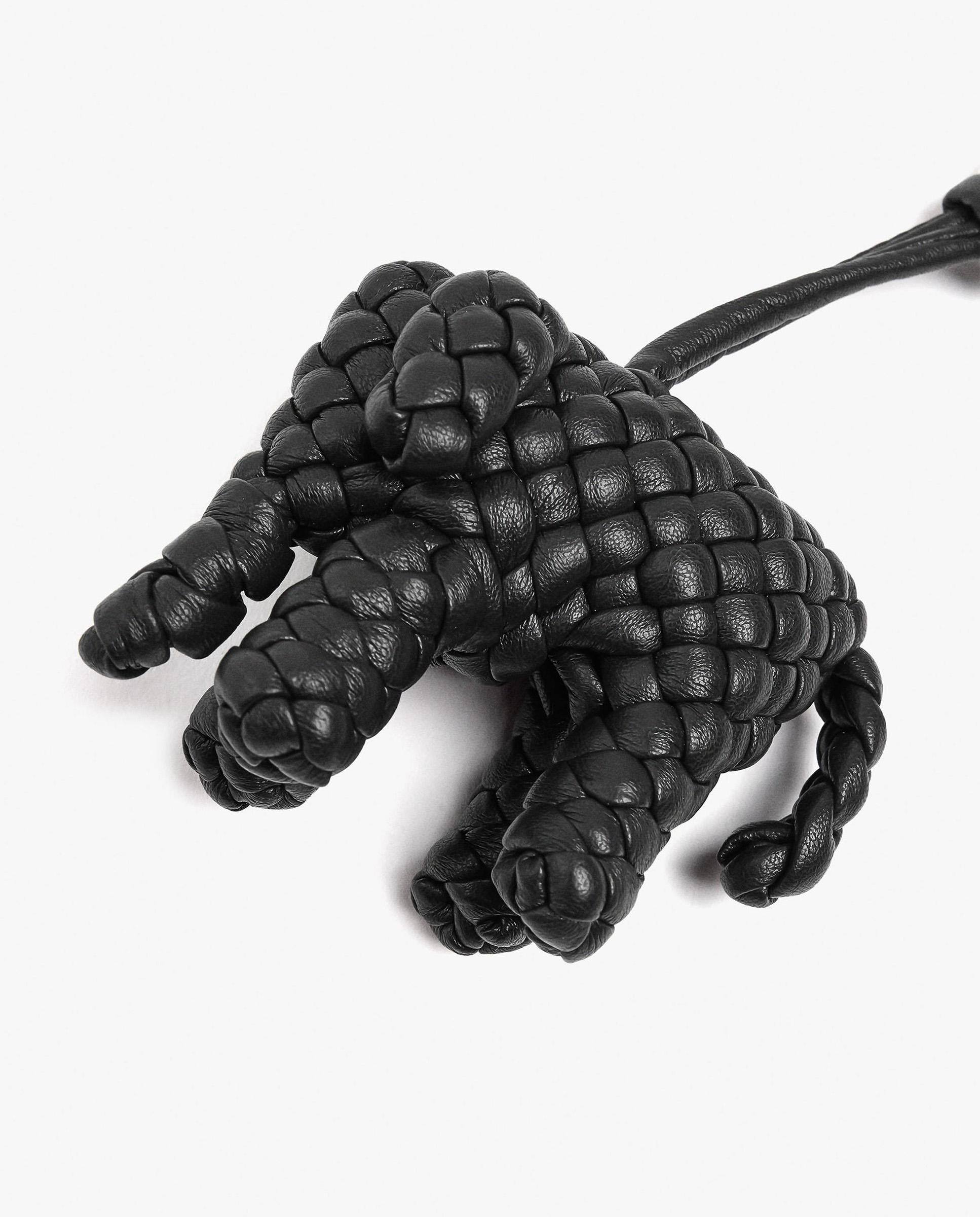 Llavero con charm de elefante en liso - Parfois - Negro Negro-2