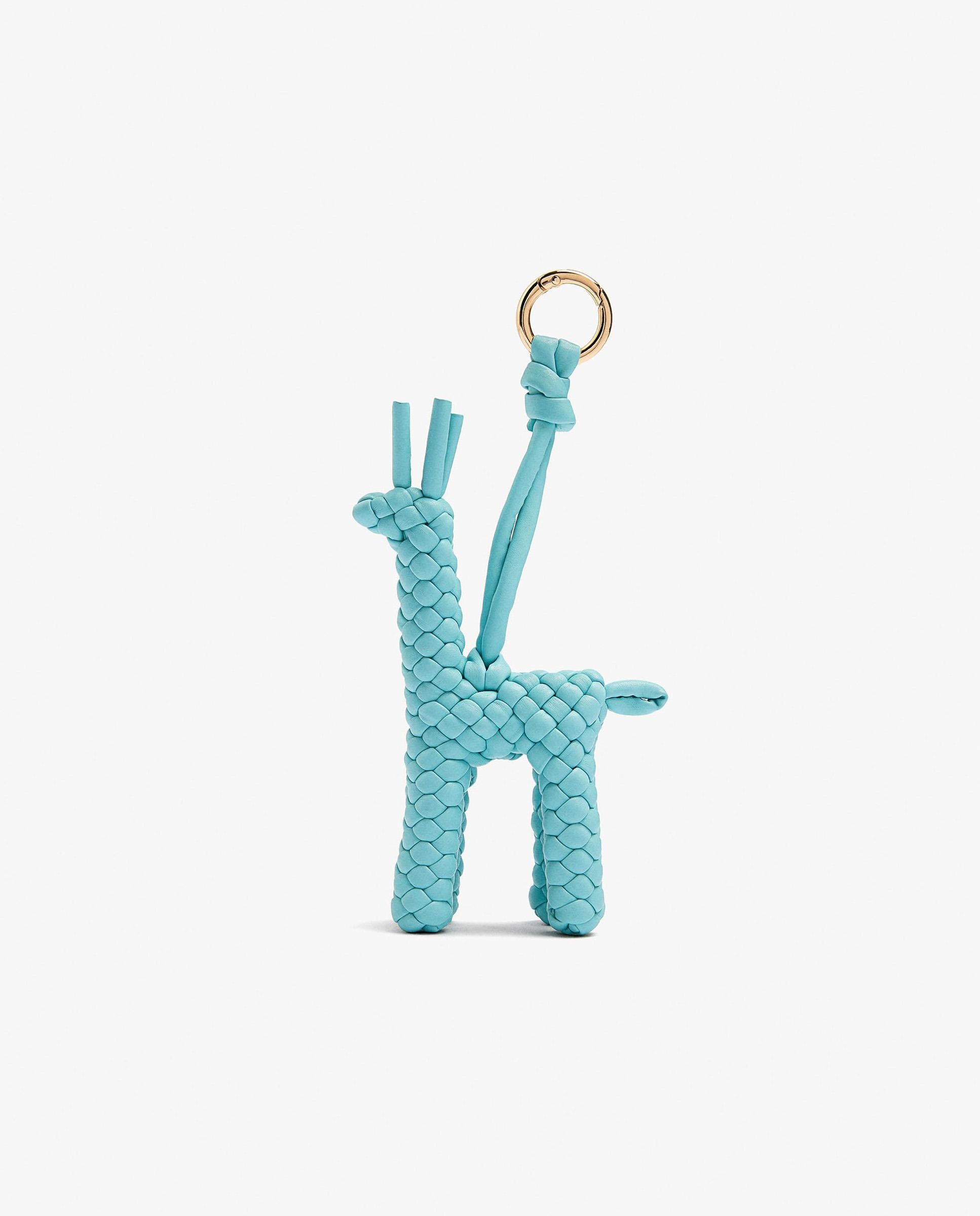 Llavero con charm de jirafa - Parfois - Azul Azul-1