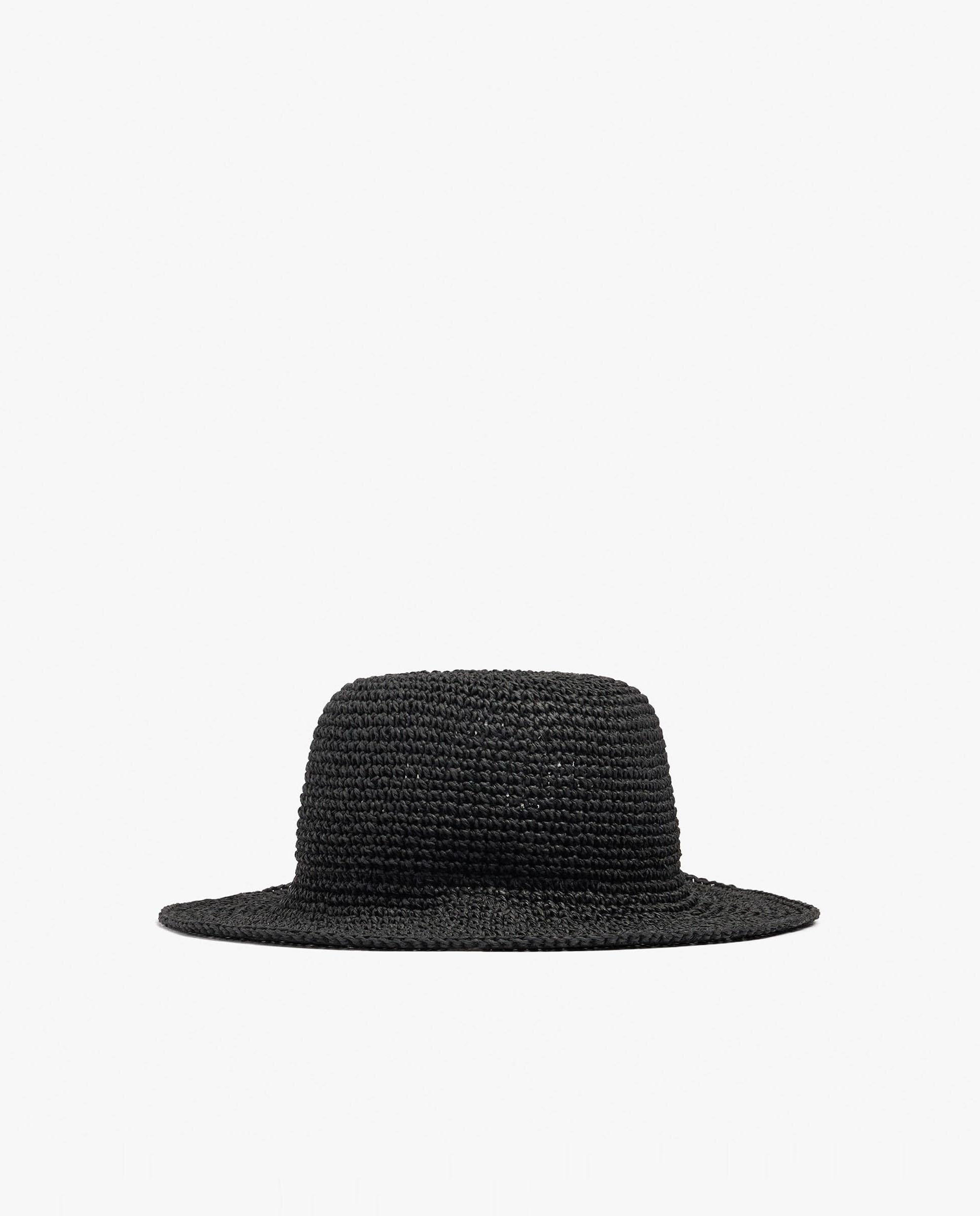Sombrero de mujer estilo bucket en liso - Parfois - Negro Negro-1