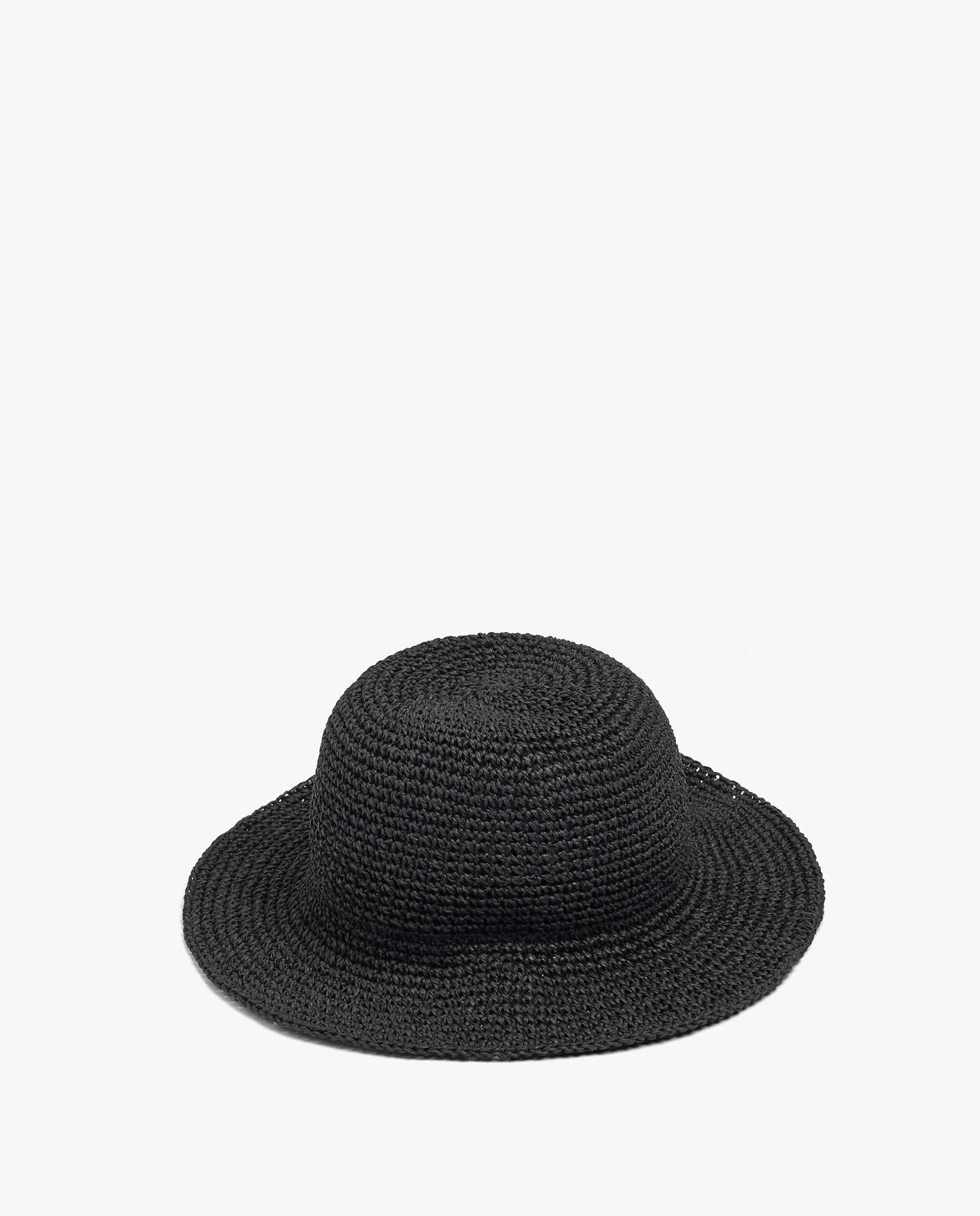 Sombrero de mujer estilo bucket en liso - Parfois - Negro Negro-2