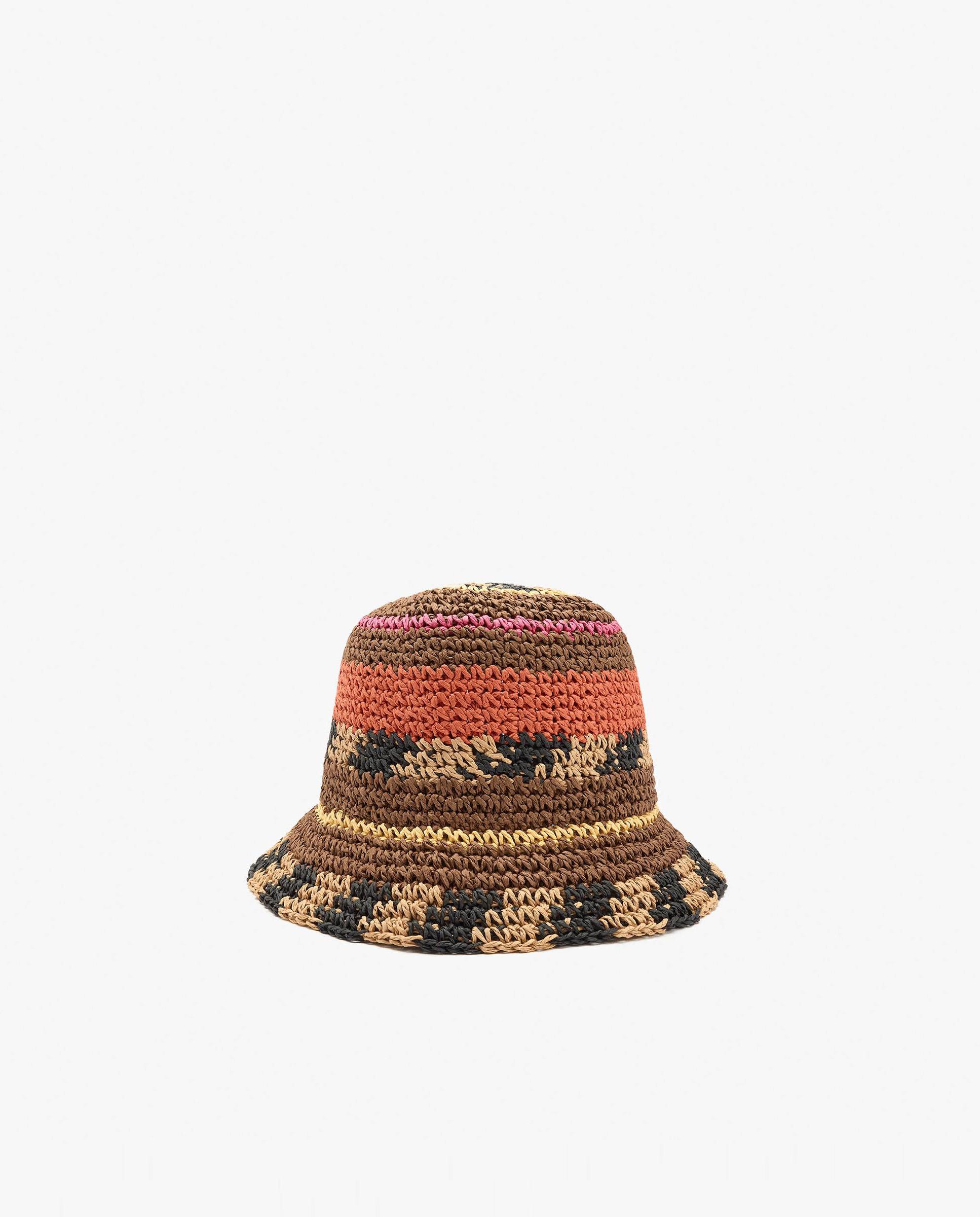 Gorro de mujer estilo bucket de crochet con estampados - Parfois - Multicolor Multicolor-1