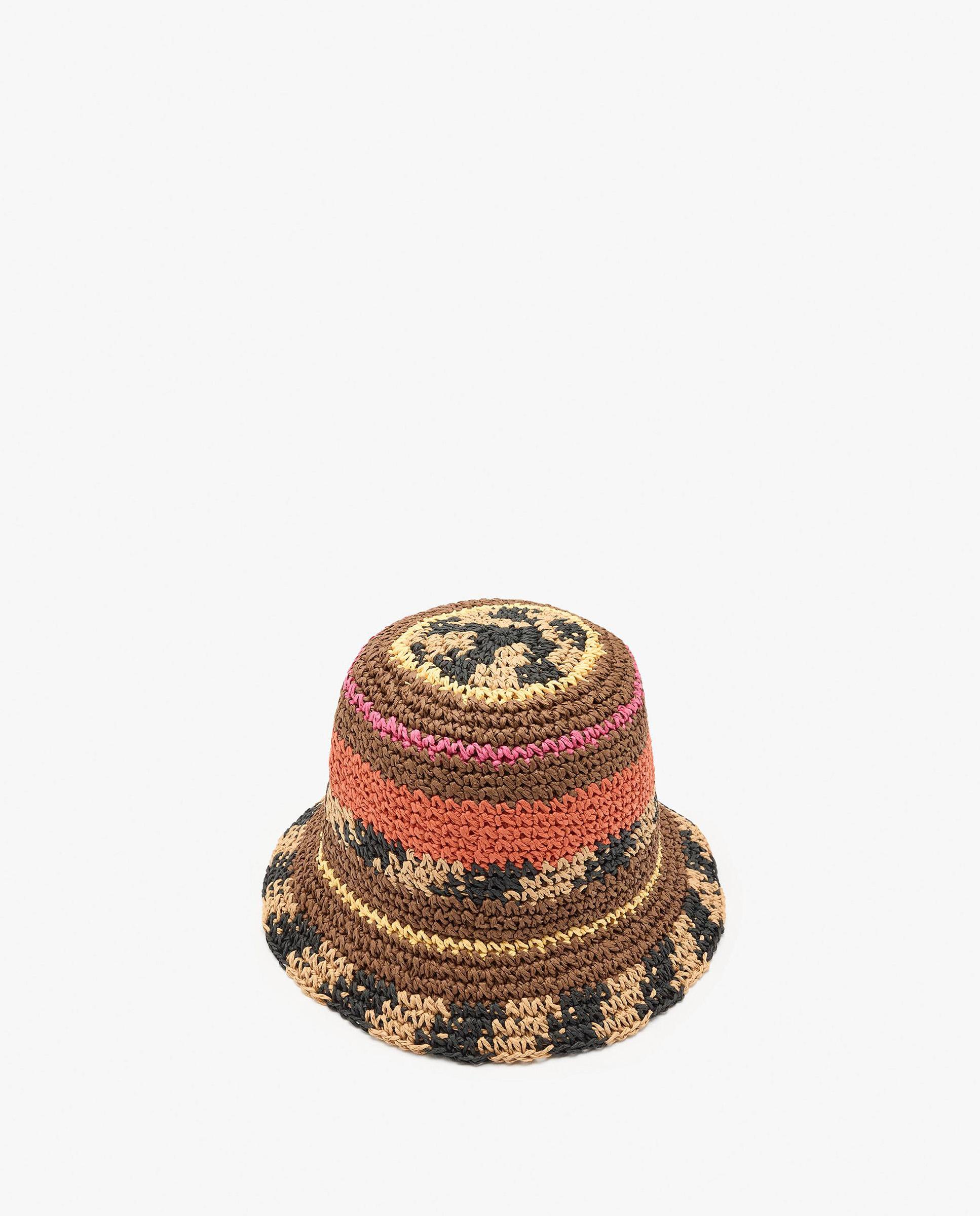 Gorro de mujer estilo bucket de crochet con estampados - Parfois - Multicolor Multicolor-2