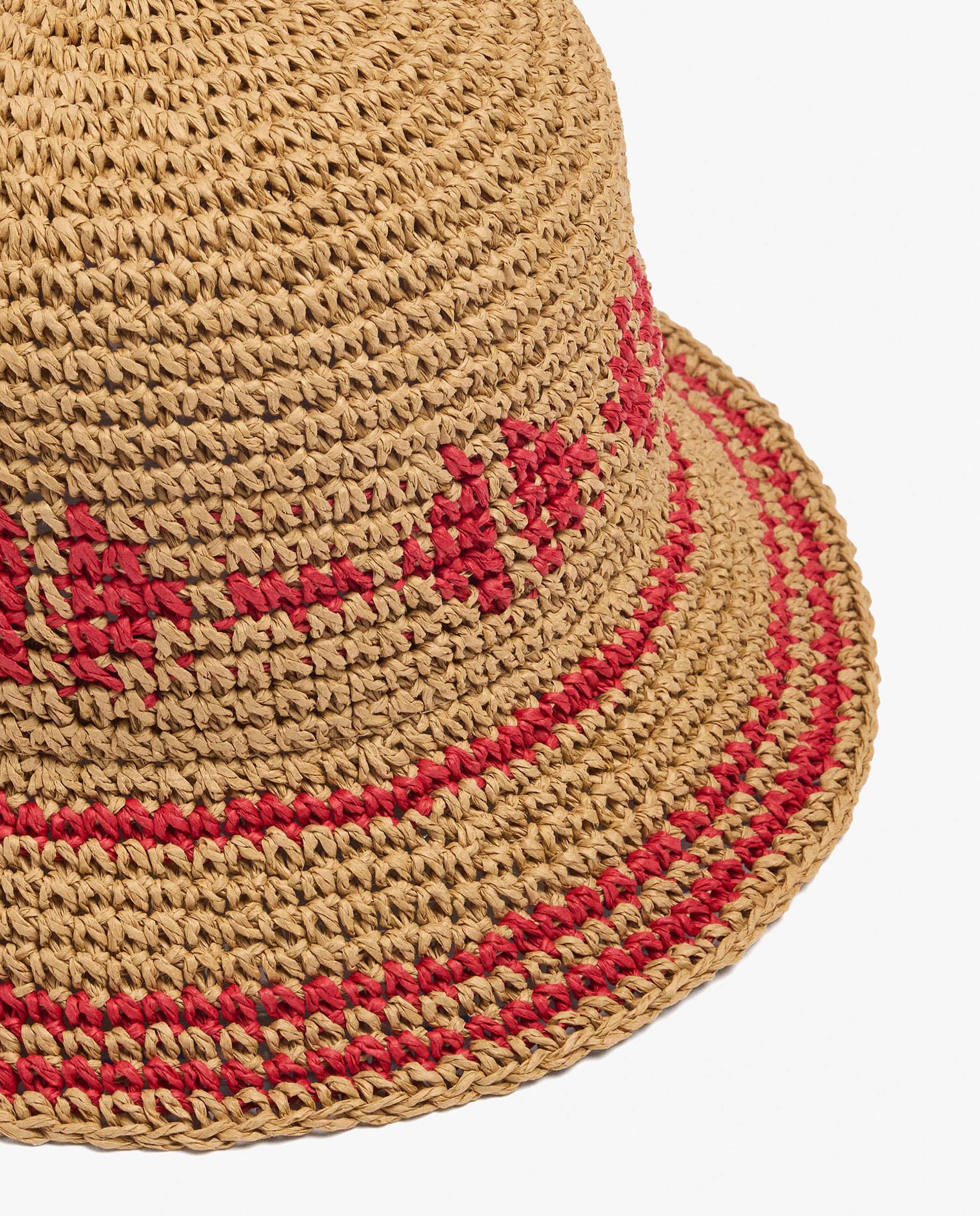 Gorro de mujer estilo bucket con detalle de lettering - Parfois - Rojo Rojo-3