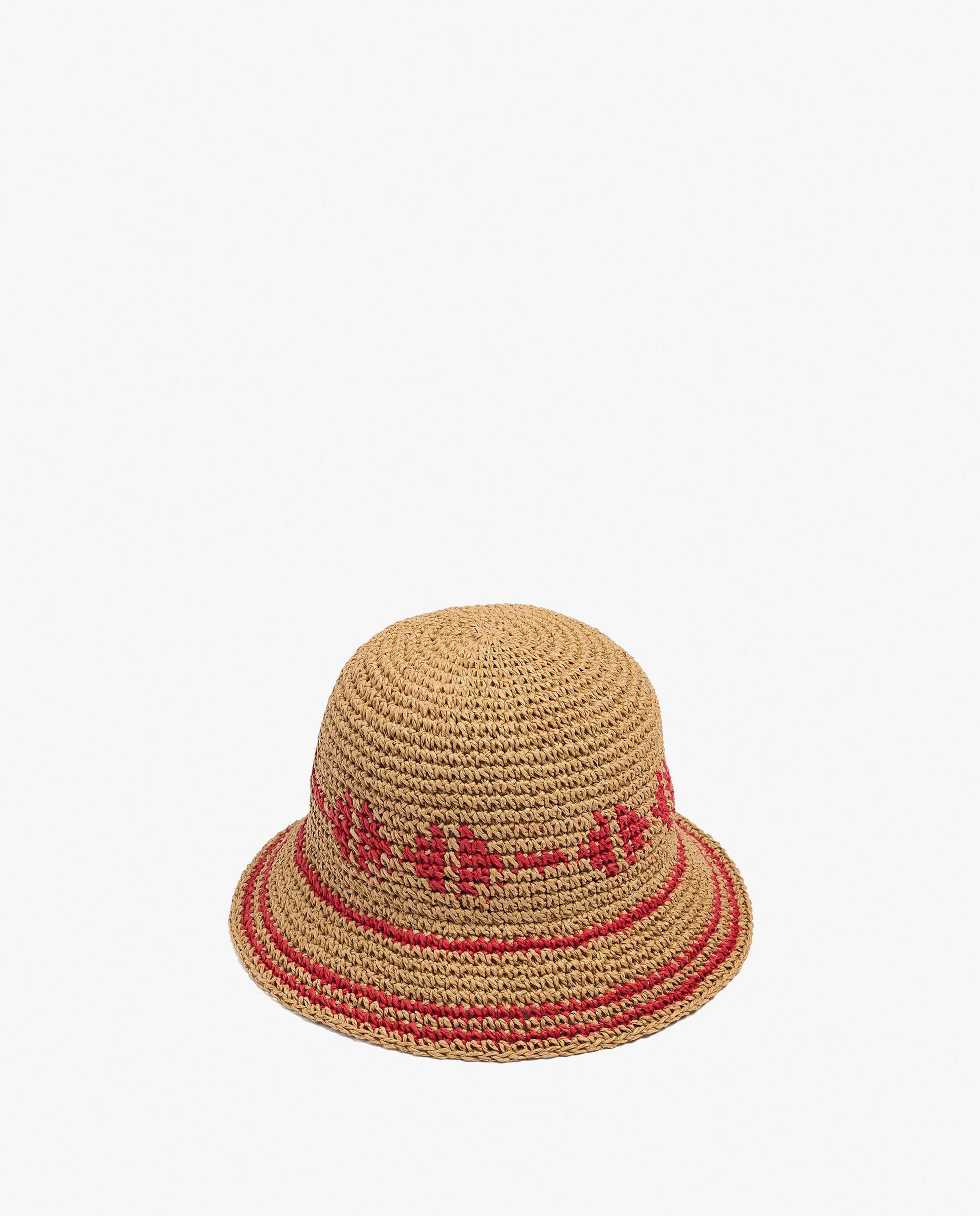 Gorro de mujer estilo bucket con detalle de lettering - Parfois - Rojo Rojo-2