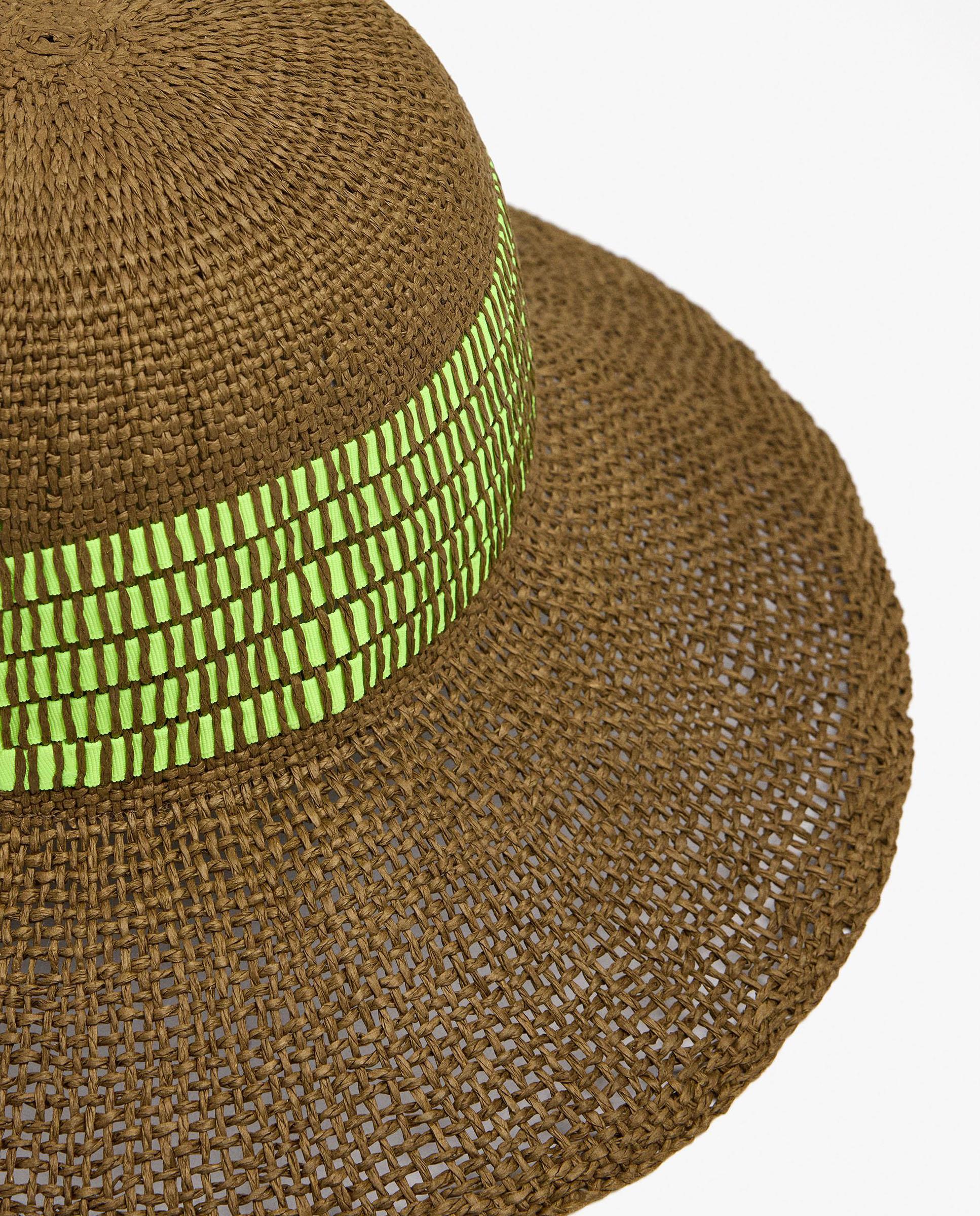 Gorro de mujer estilo bucket con detalle decorativo - Parfois - Natural Natural-3