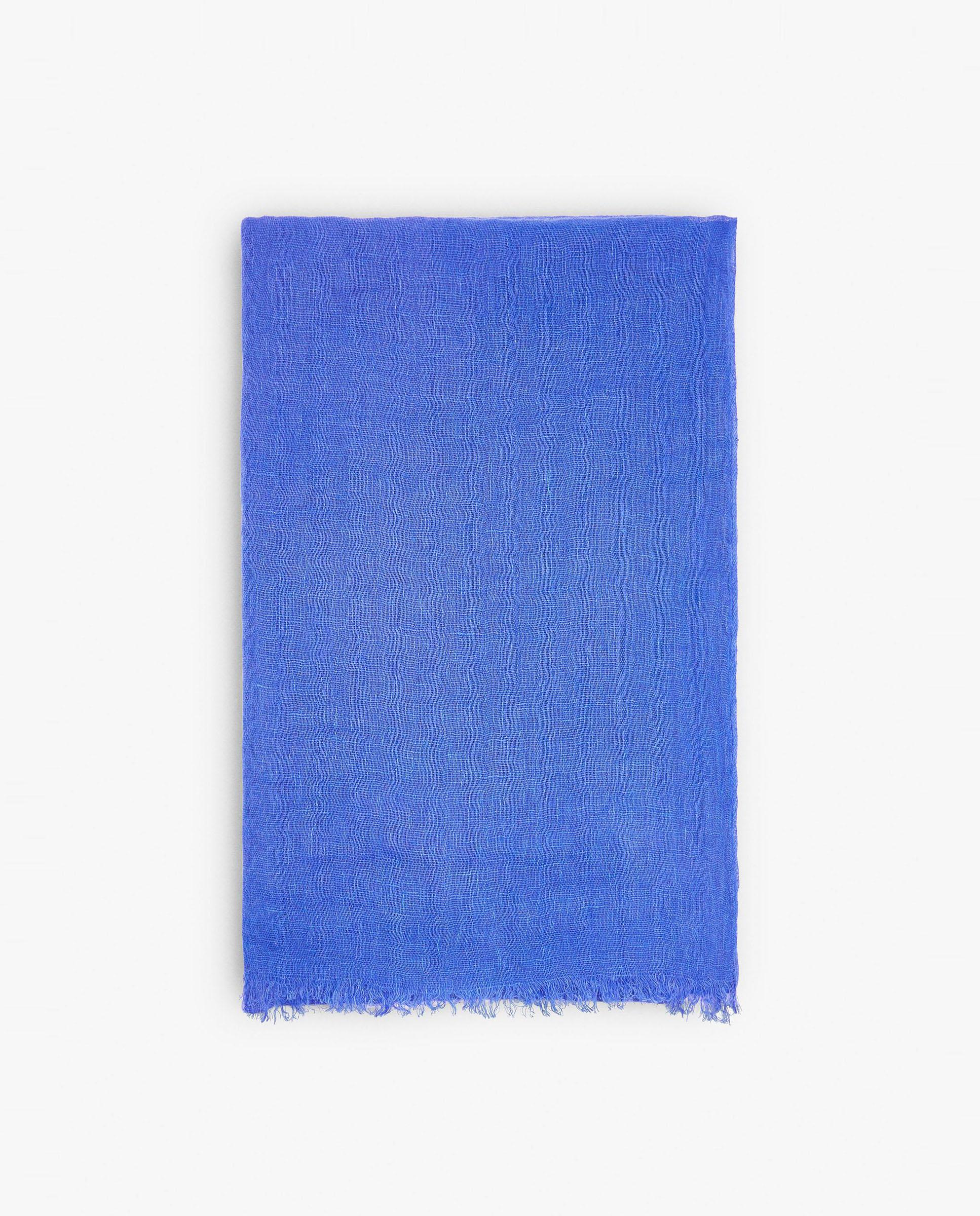 Pañuelo con pespuntes en liso - Parfois - Azul Azul-1