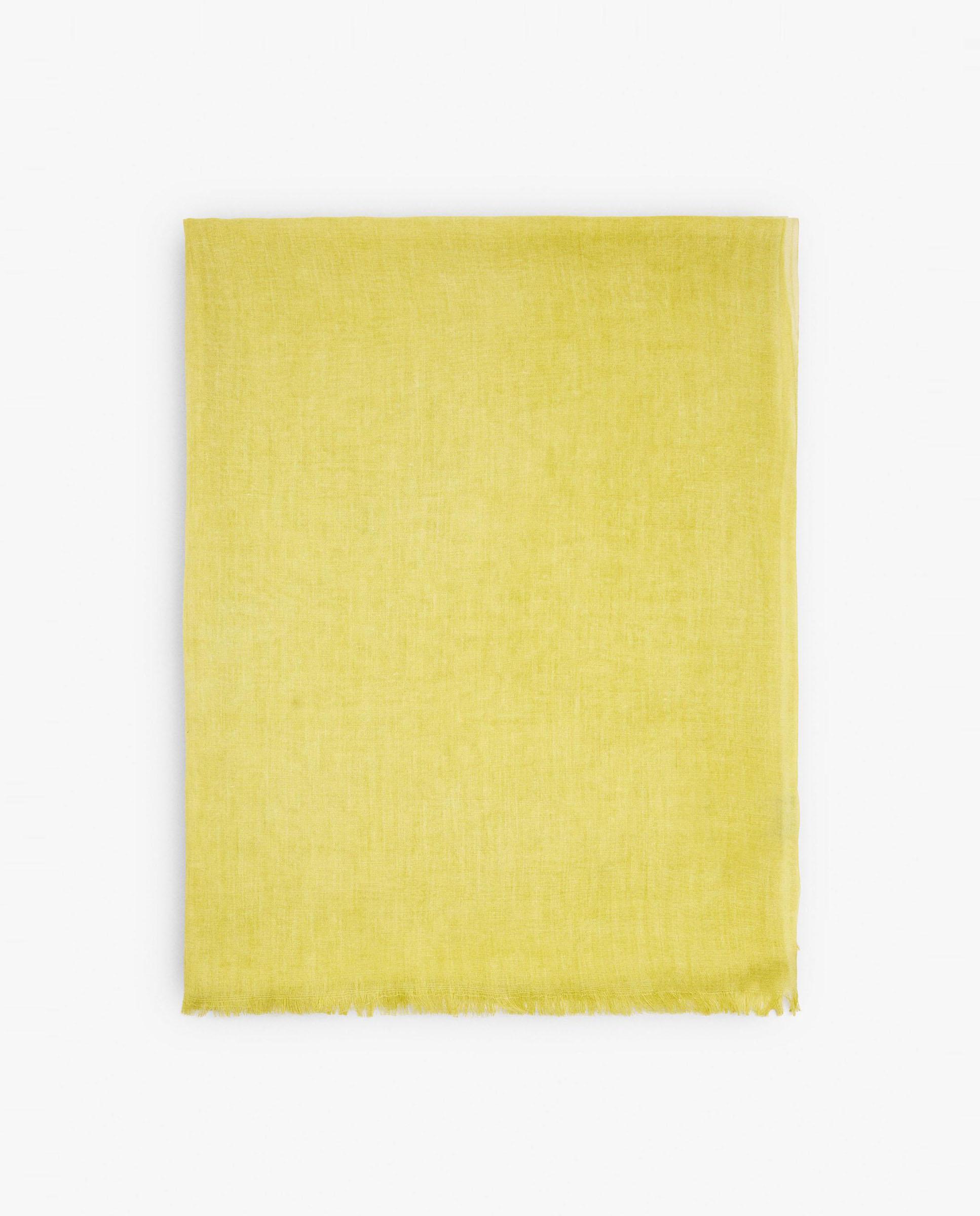 Pañuelo con pespuntes en liso - Parfois - Amarillo Amarillo-1
