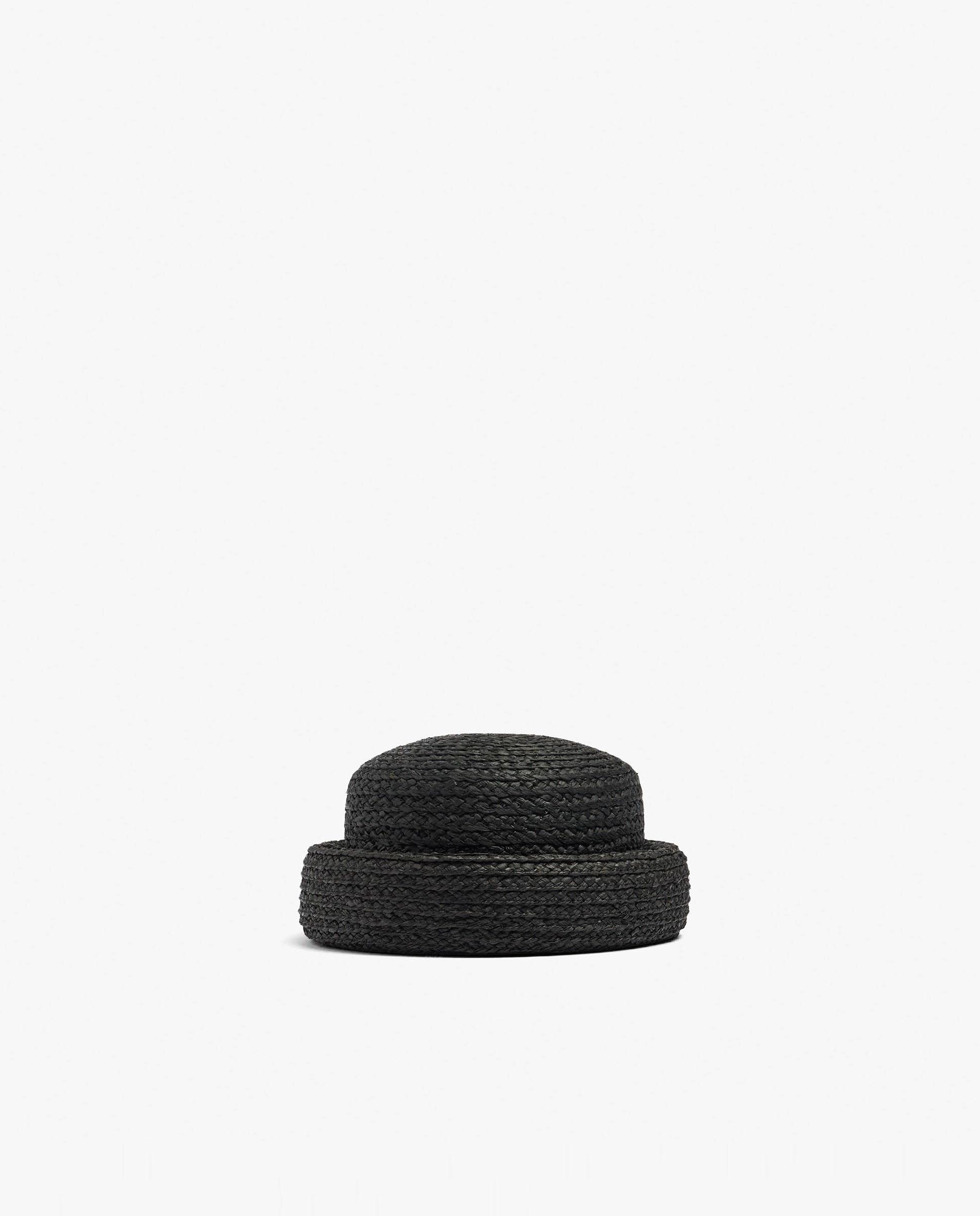 Sombrero de mujer estilo pillbox en liso - Parfois - Negro Negro-1