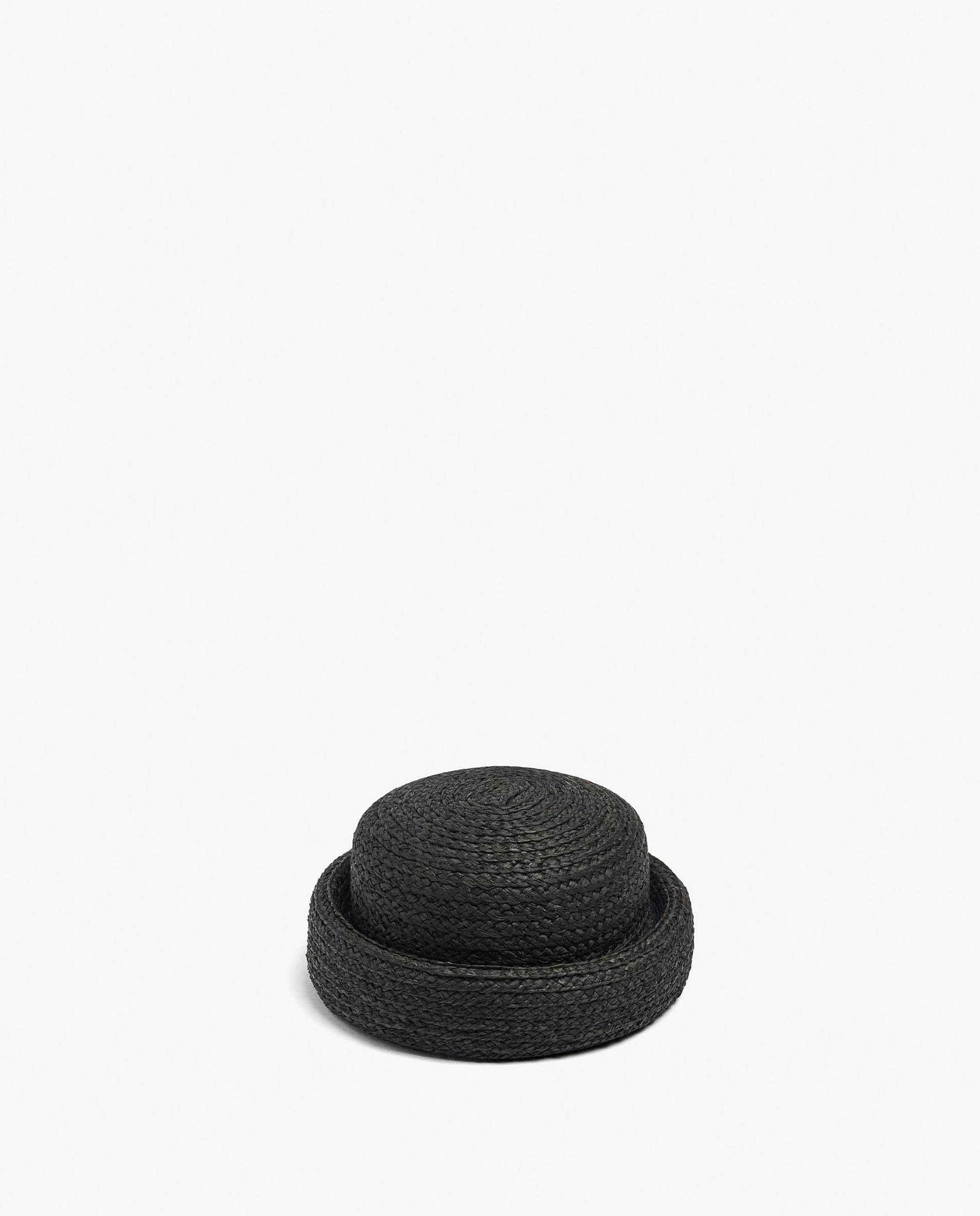 Sombrero de mujer estilo pillbox en liso - Parfois - Negro Negro-2