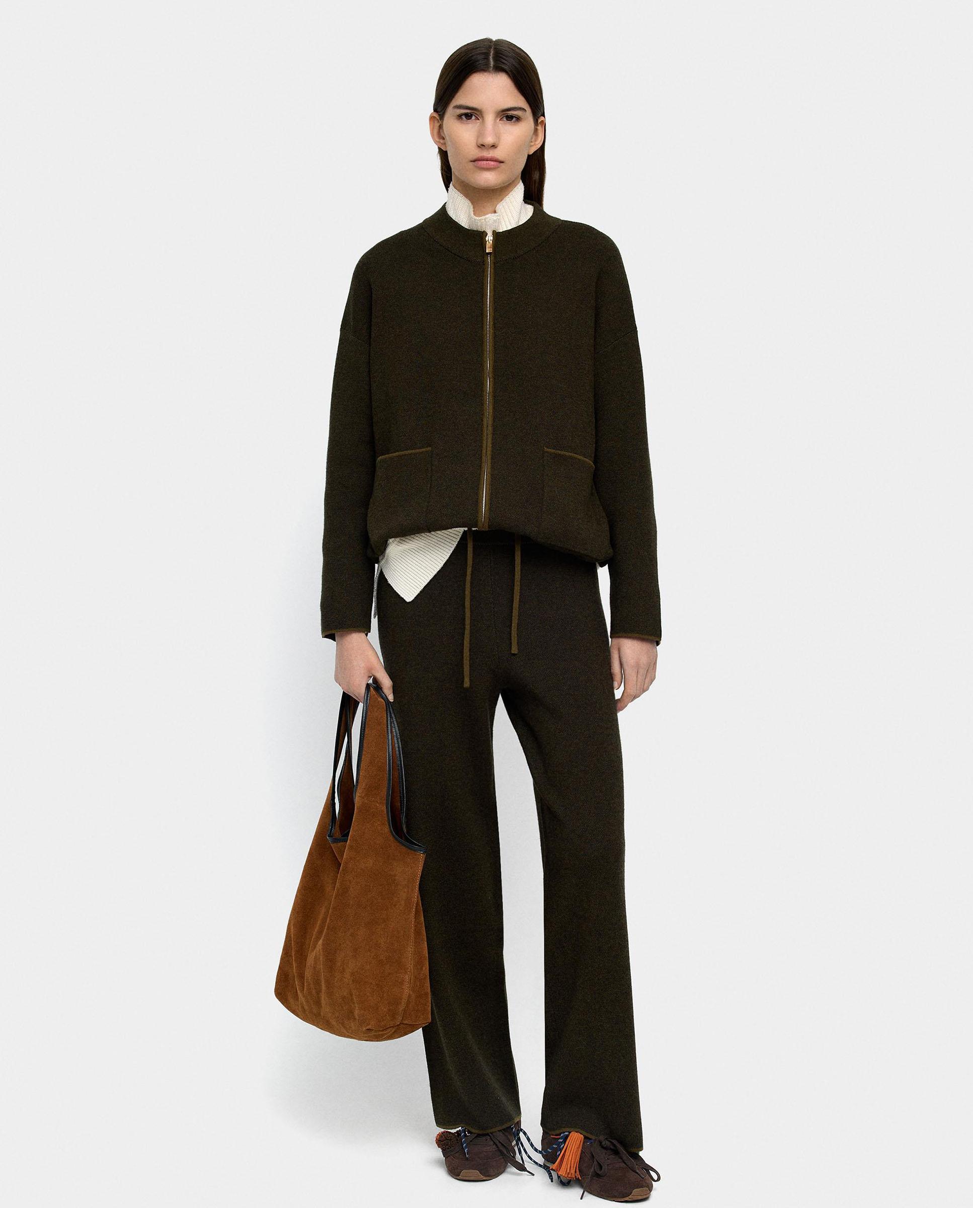Parfois - Pantalón campana de mujer con cintura elástica en liso.