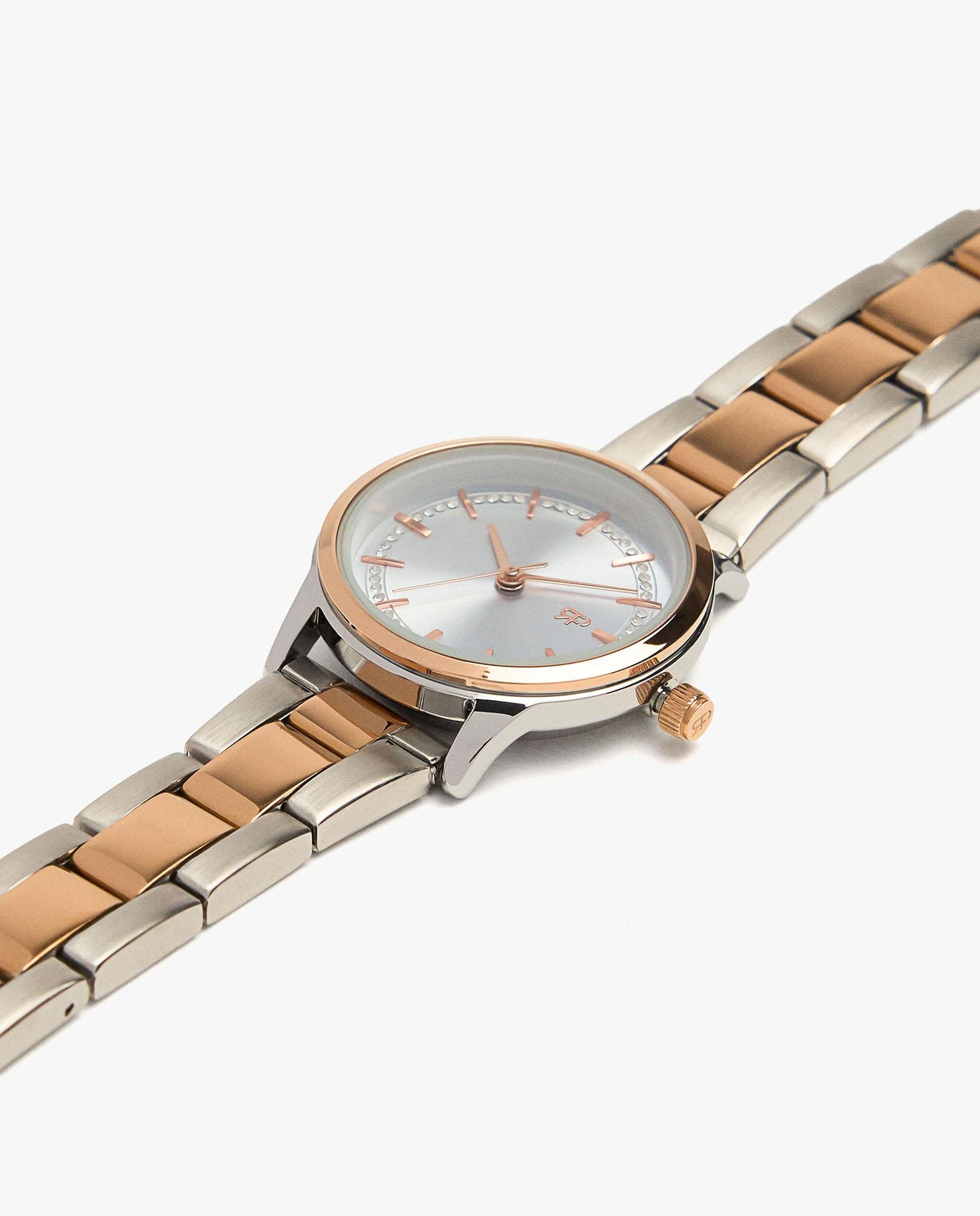 Reloj de mujer Parfois de acero inoxidable redondo en varios colores - Multicolor Multicolor-2
