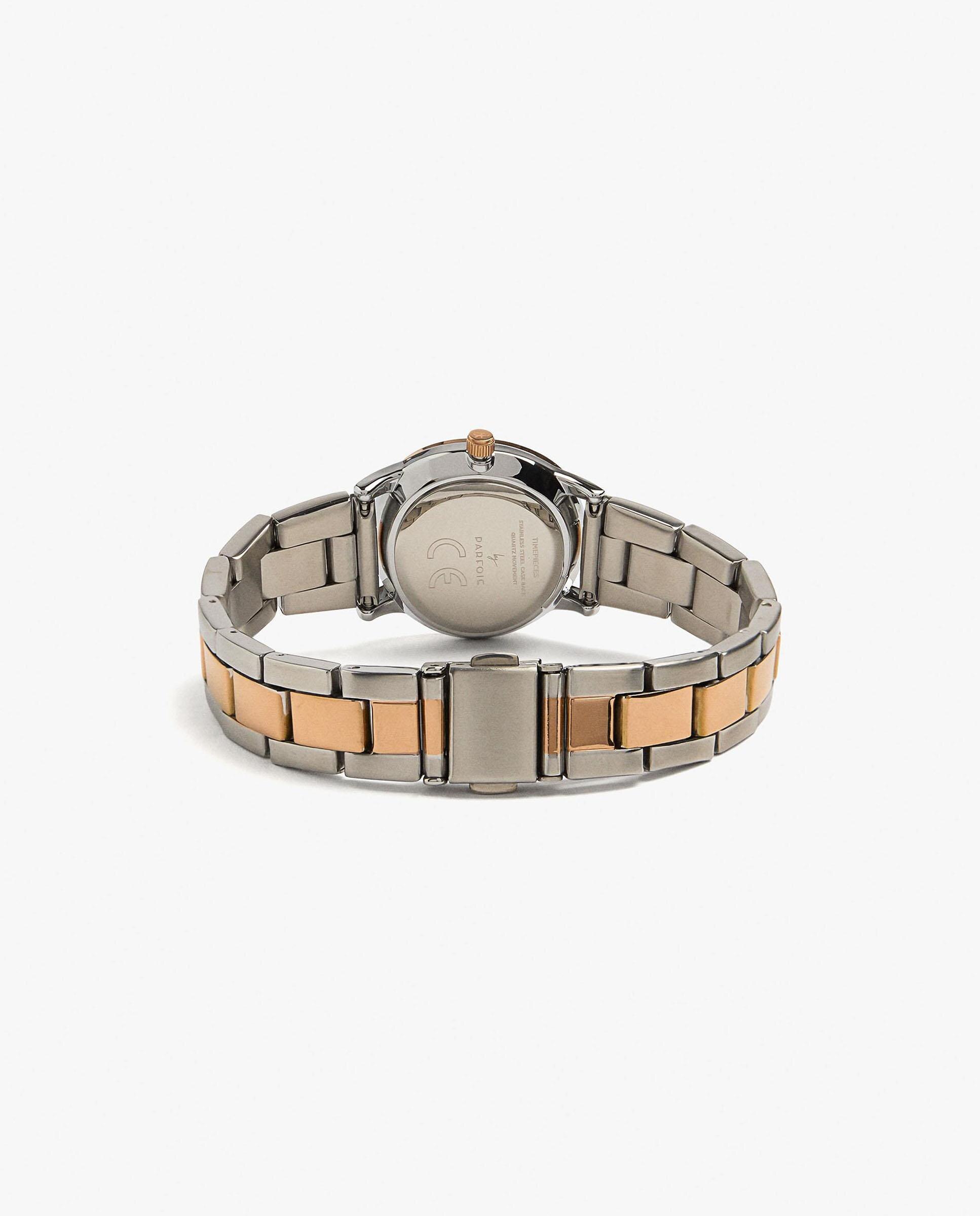 Reloj de mujer Parfois de acero inoxidable redondo en varios colores - Multicolor Multicolor-3