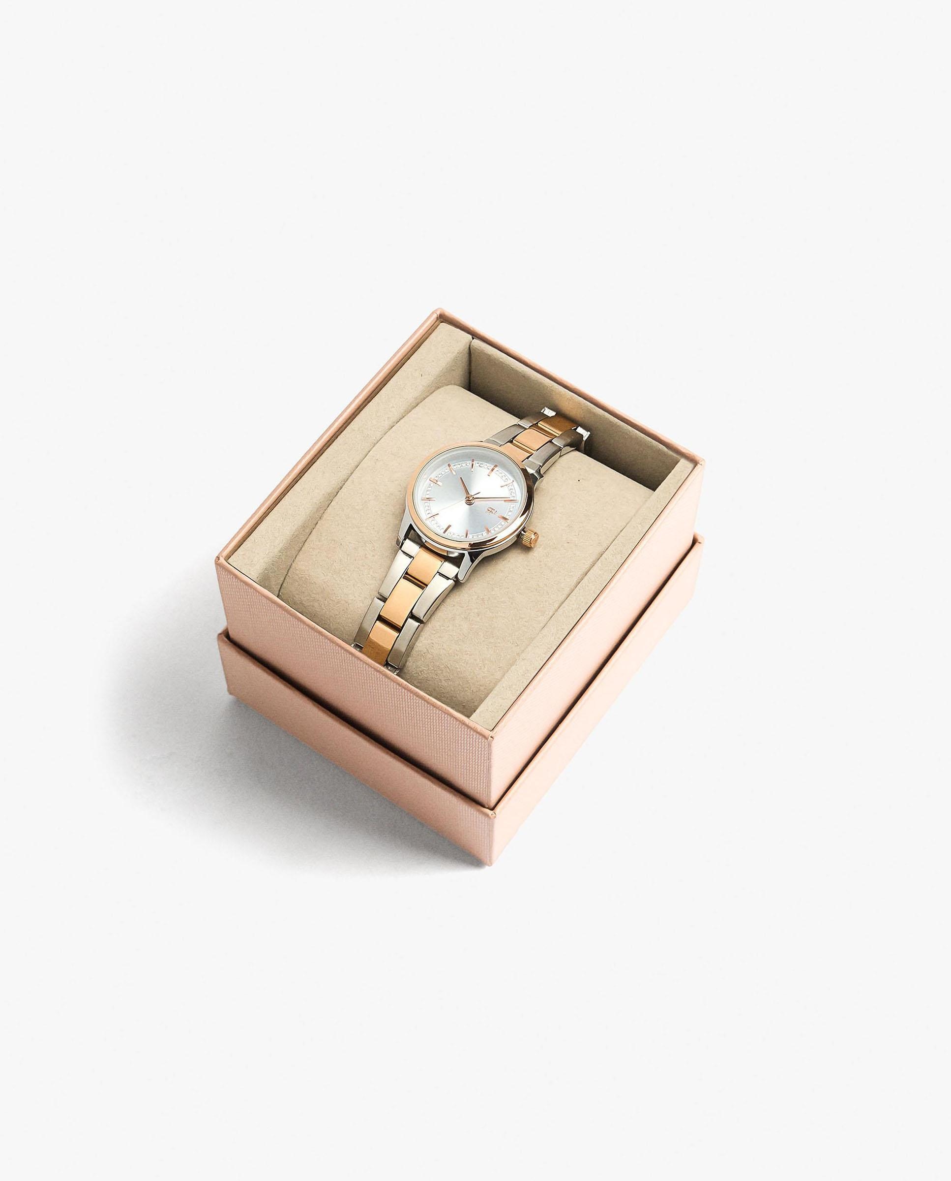 Reloj de mujer Parfois de acero inoxidable redondo en varios colores - Multicolor Multicolor-4