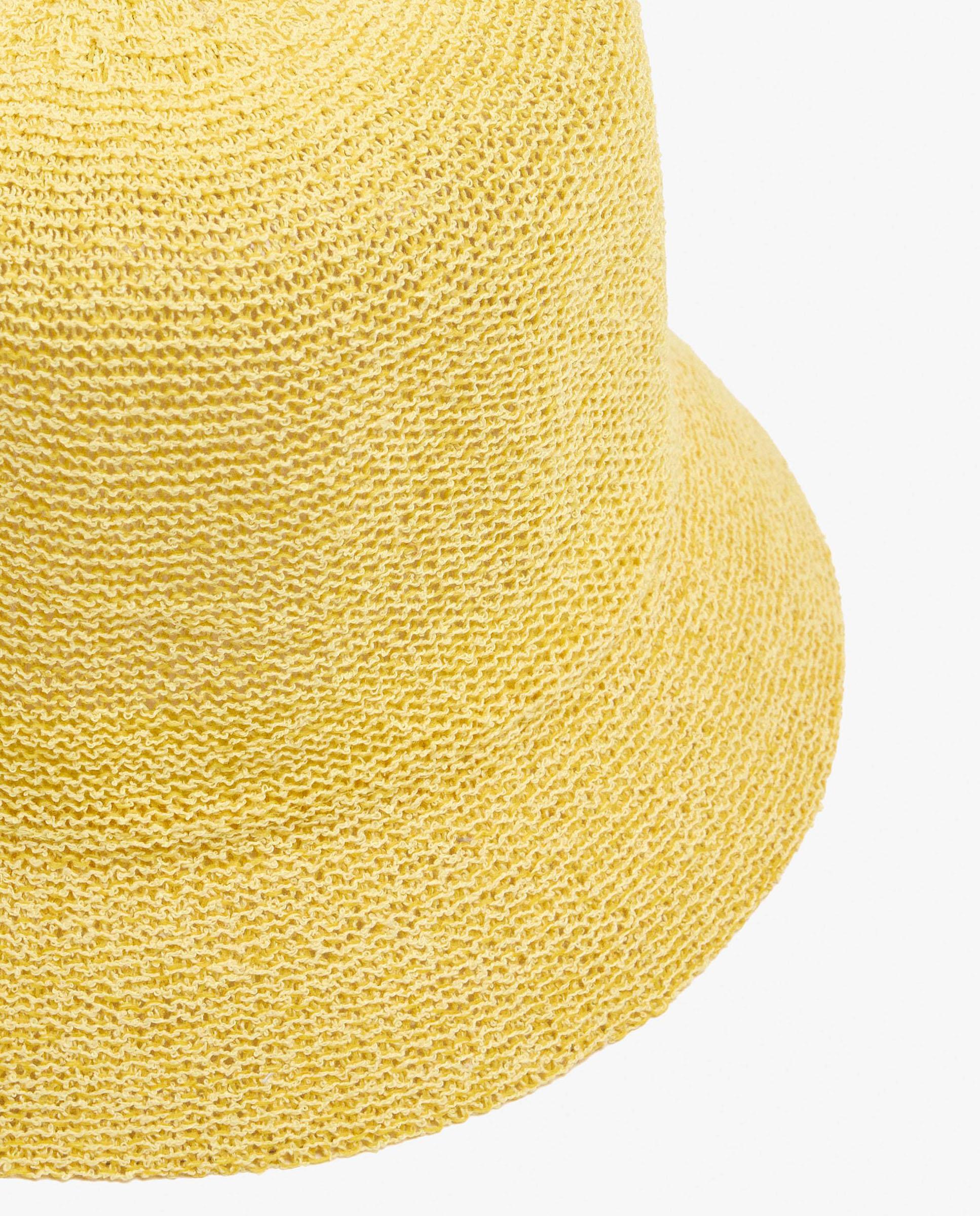 Gorro de mujer estilo bucket de punto en liso - Parfois - Amarillo Amarillo-3