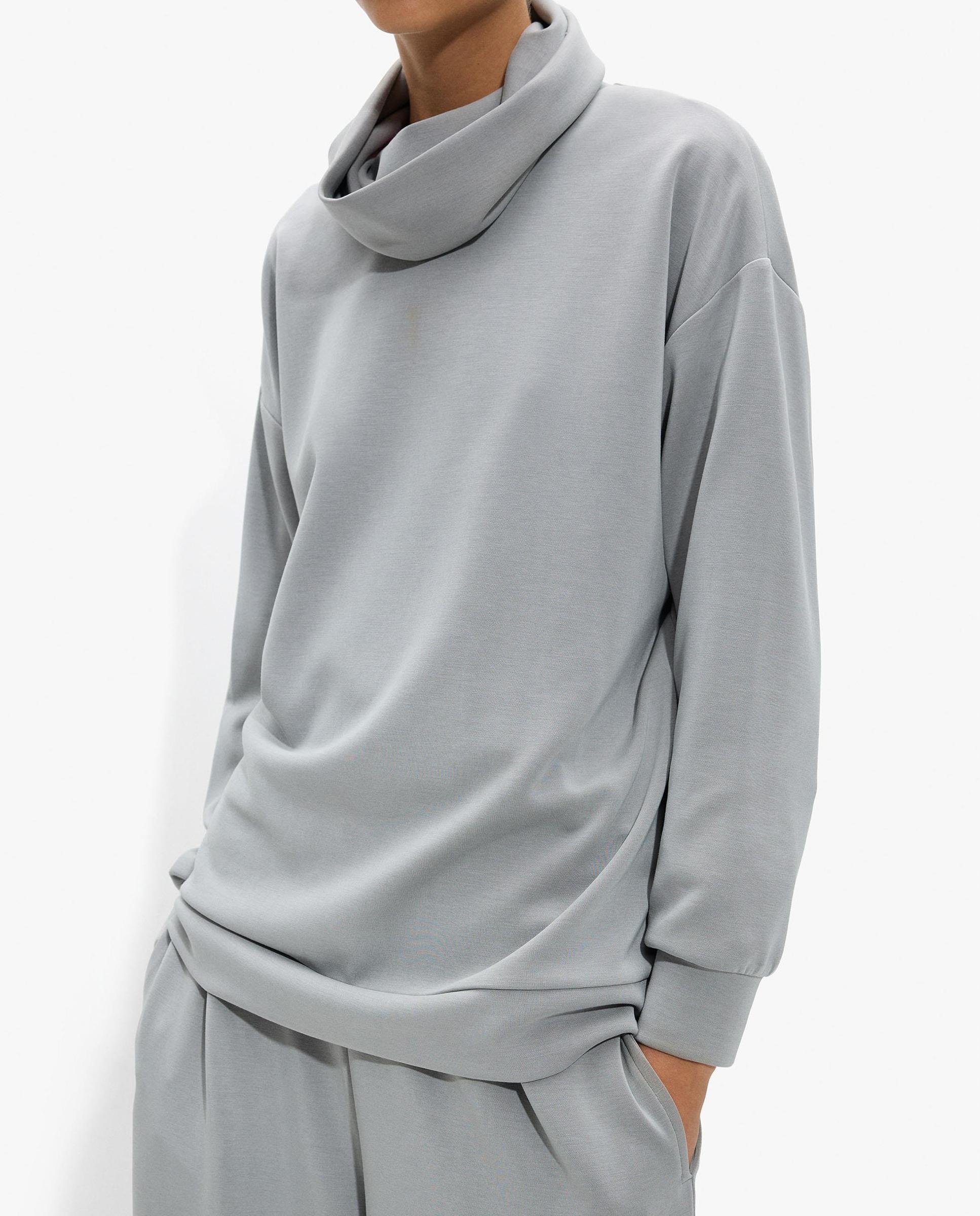 Parfois - Sudadera de mujer con cuello alto en liso.