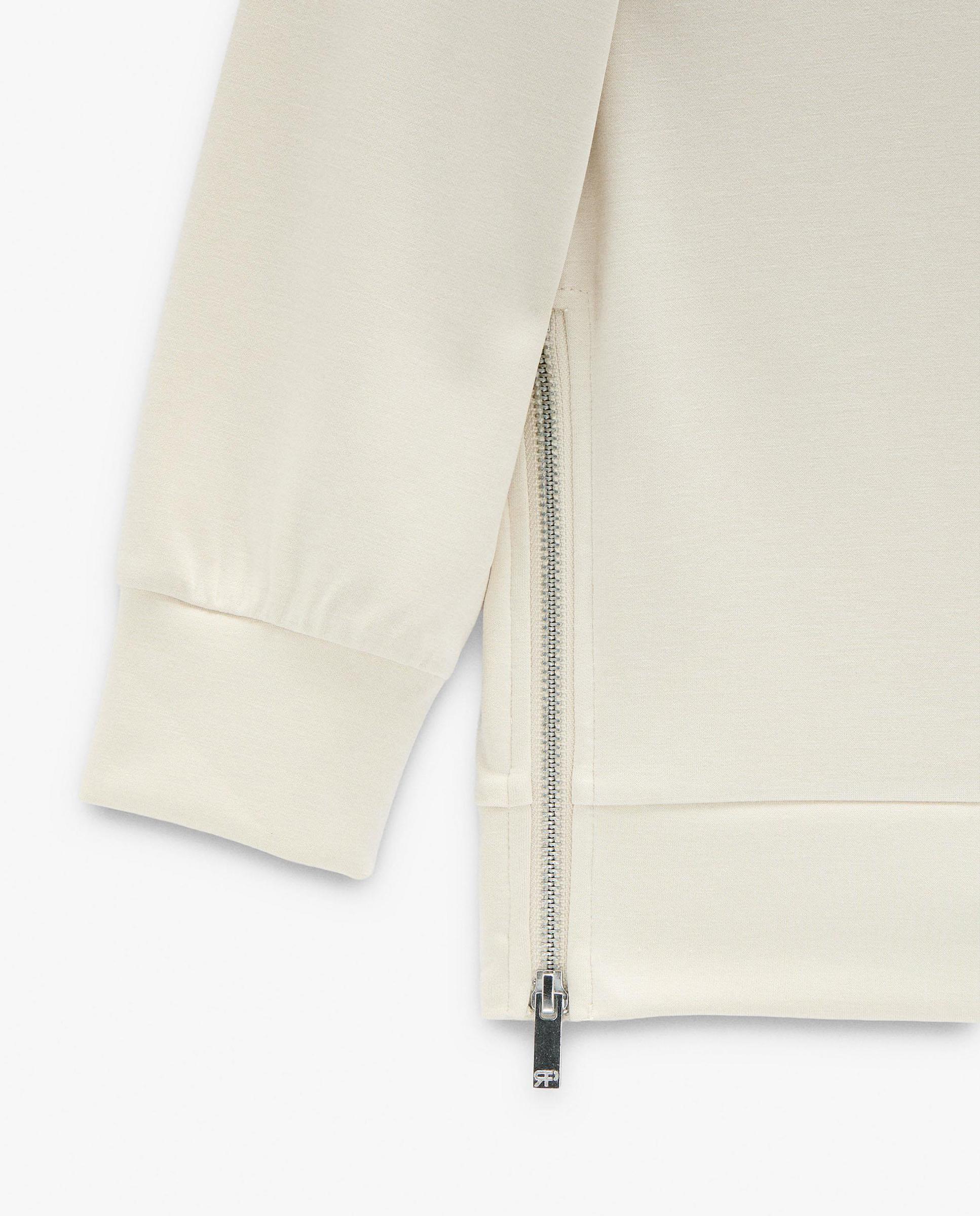 Sudadera de mujer con cuello alto en liso - Parfois - Beige Beige-5