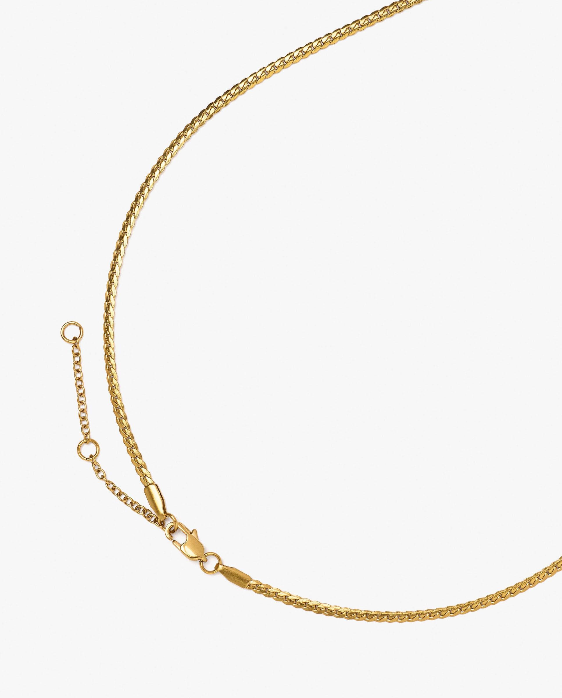 Collar de acero inoxidable corto con abalorio de ojo decorativo - Parfois - Dorado Dorado-3