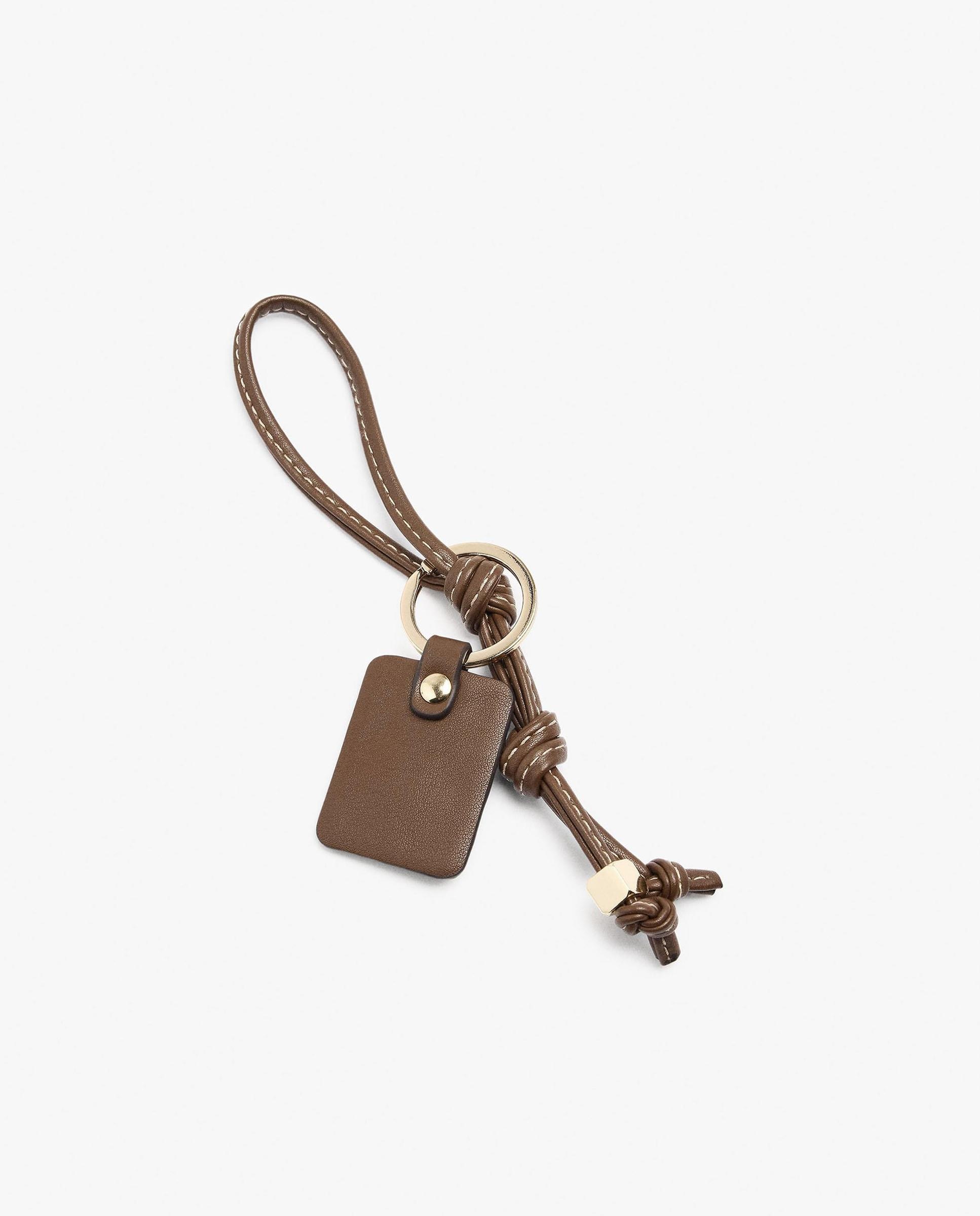 Bolso de mano estilo tote convertible a bandolera con cierre de cremallera en liso - Parfois - Marrón oscuro Marrón oscuro-6