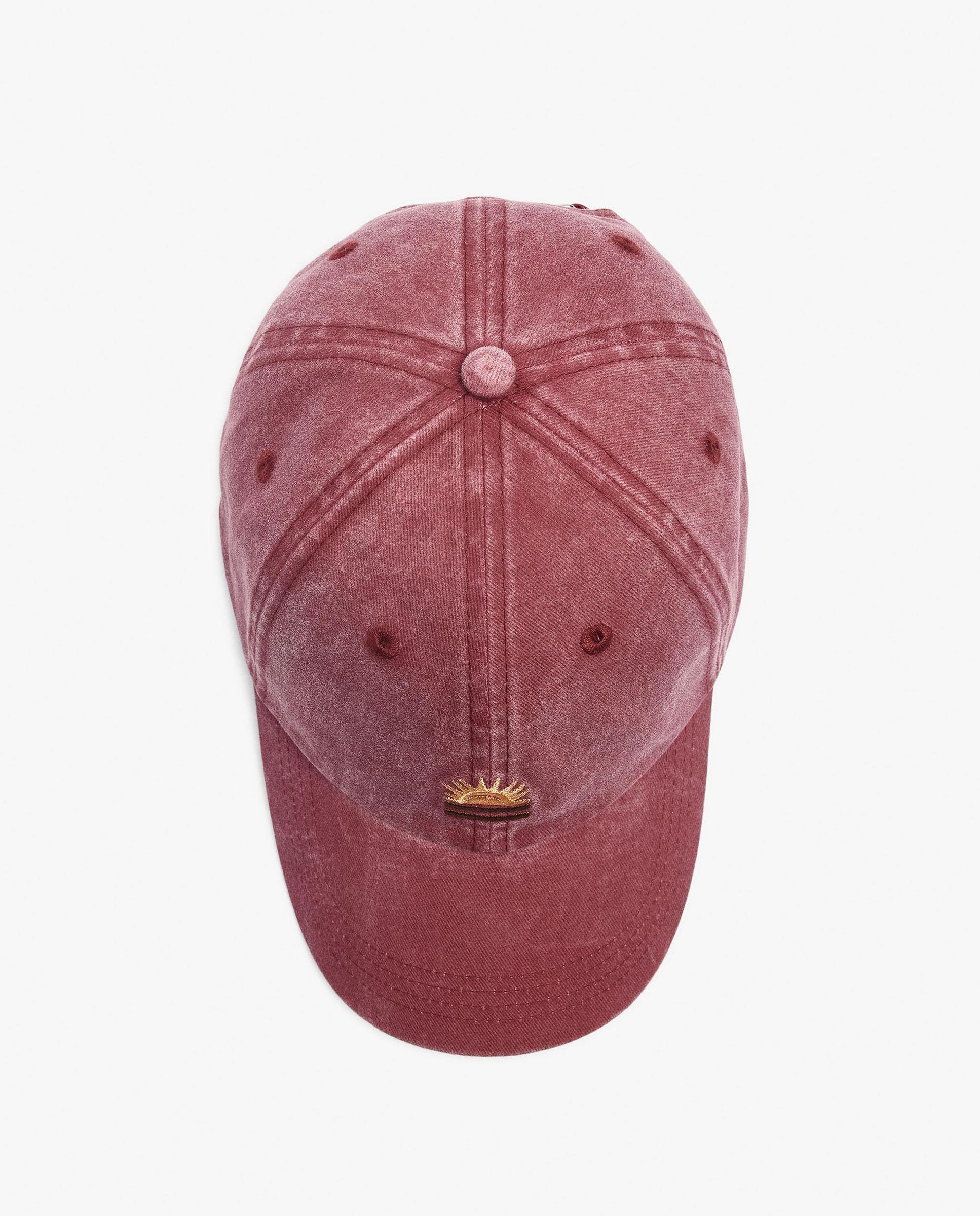 Gorra de mujer vaquera con dibujo frontal - Parfois - Granate Granate-5