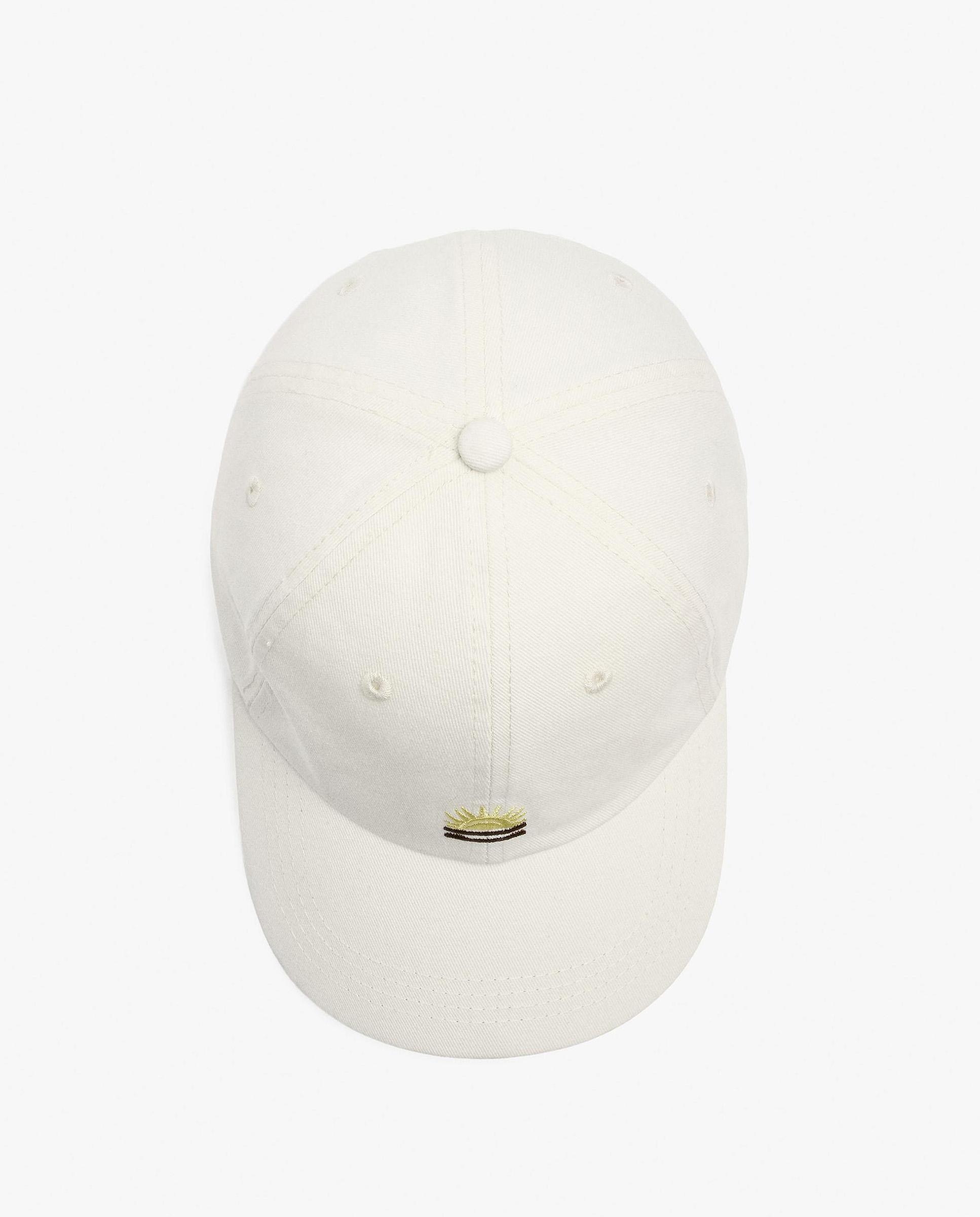 Gorra de mujer con detalle frontal y pespuntes - Parfois - Crudo Crudo-5