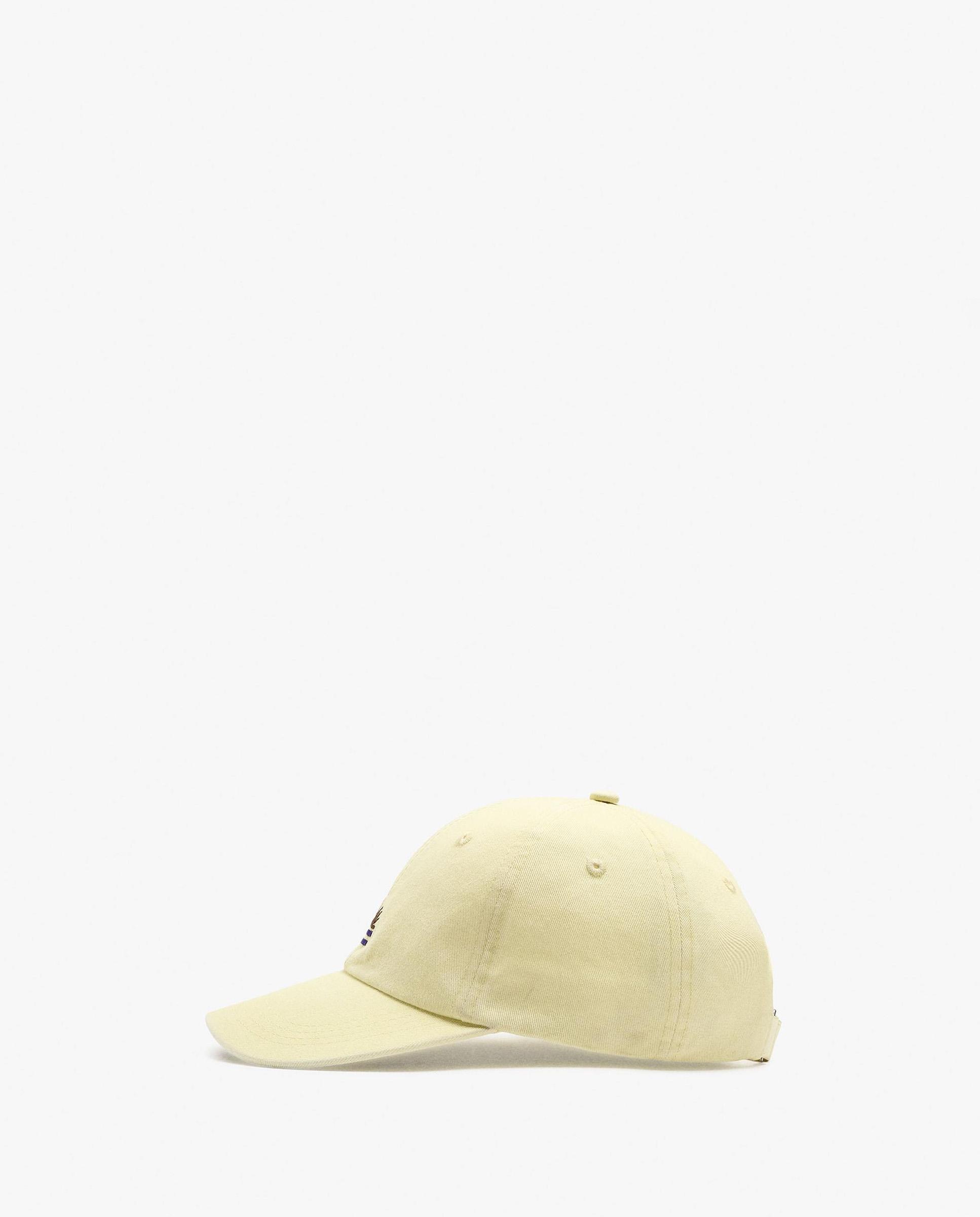 Gorra de mujer con detalle frontal y pespuntes - Parfois - Amarillo Amarillo-4