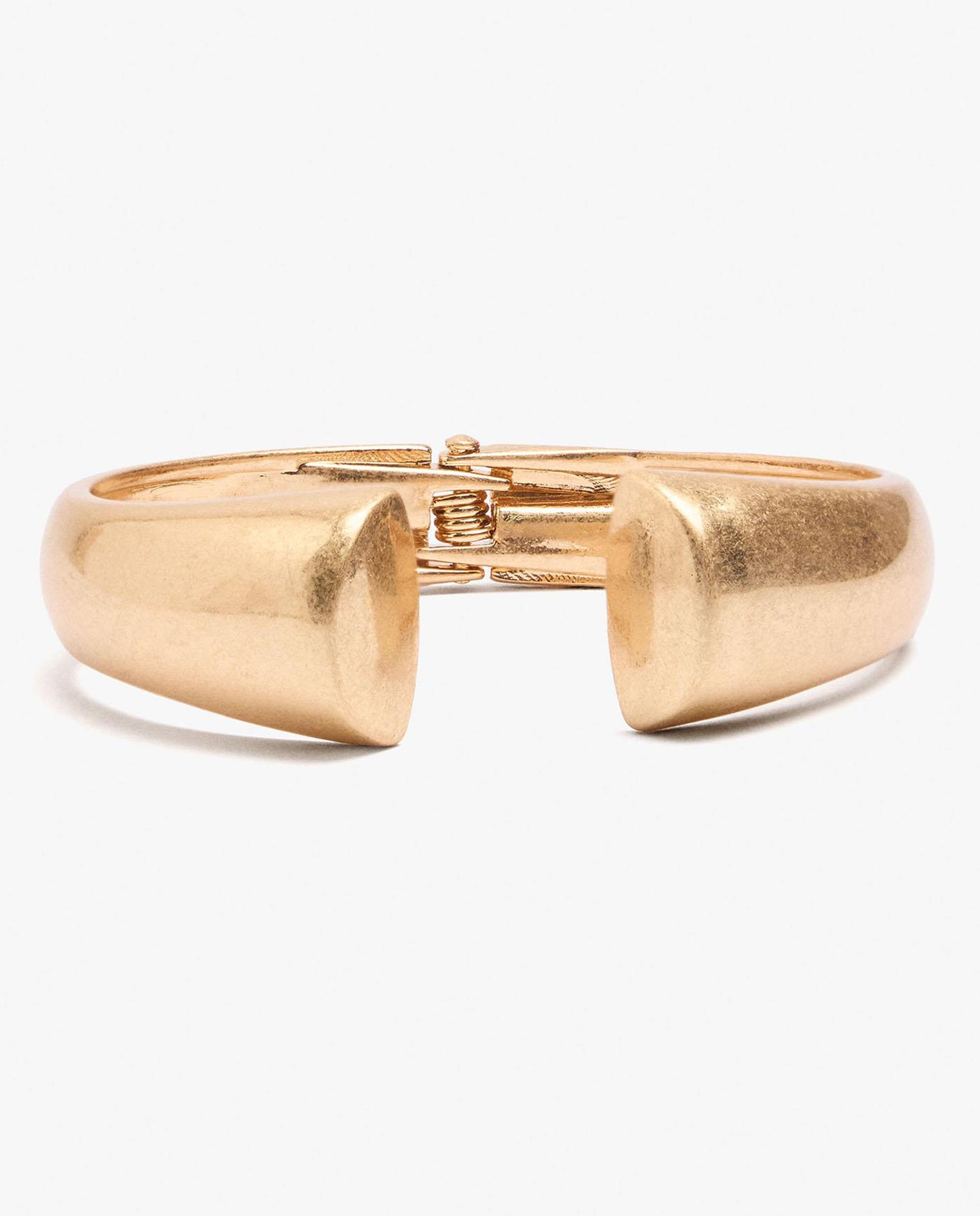 Pulsera rígida abierta en liso - Parfois - Dorado Dorado-1