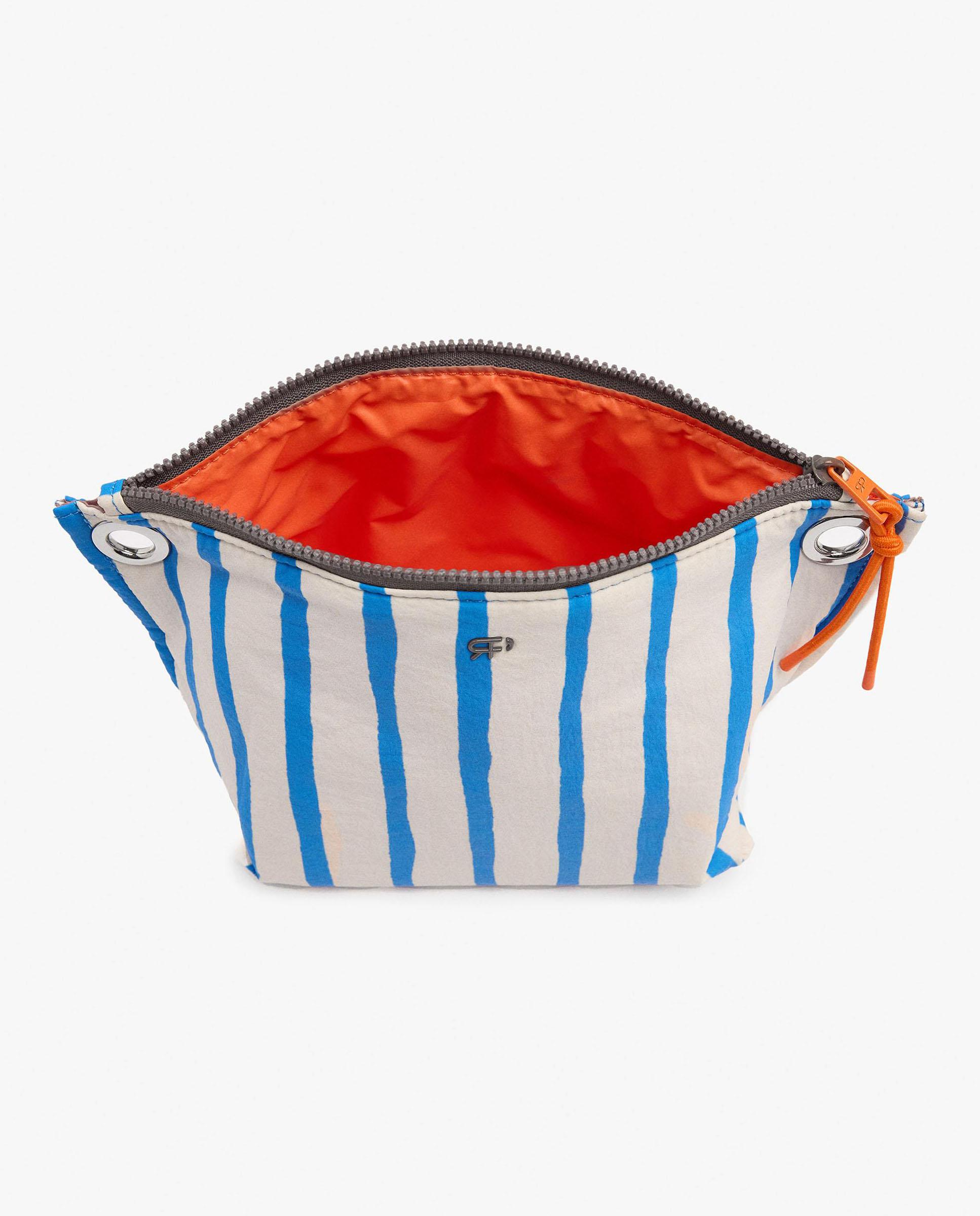 Neceser para cosméticos con cierre de cremallera y estampado de rayas - Parfois - Multicolor Multicolor-4