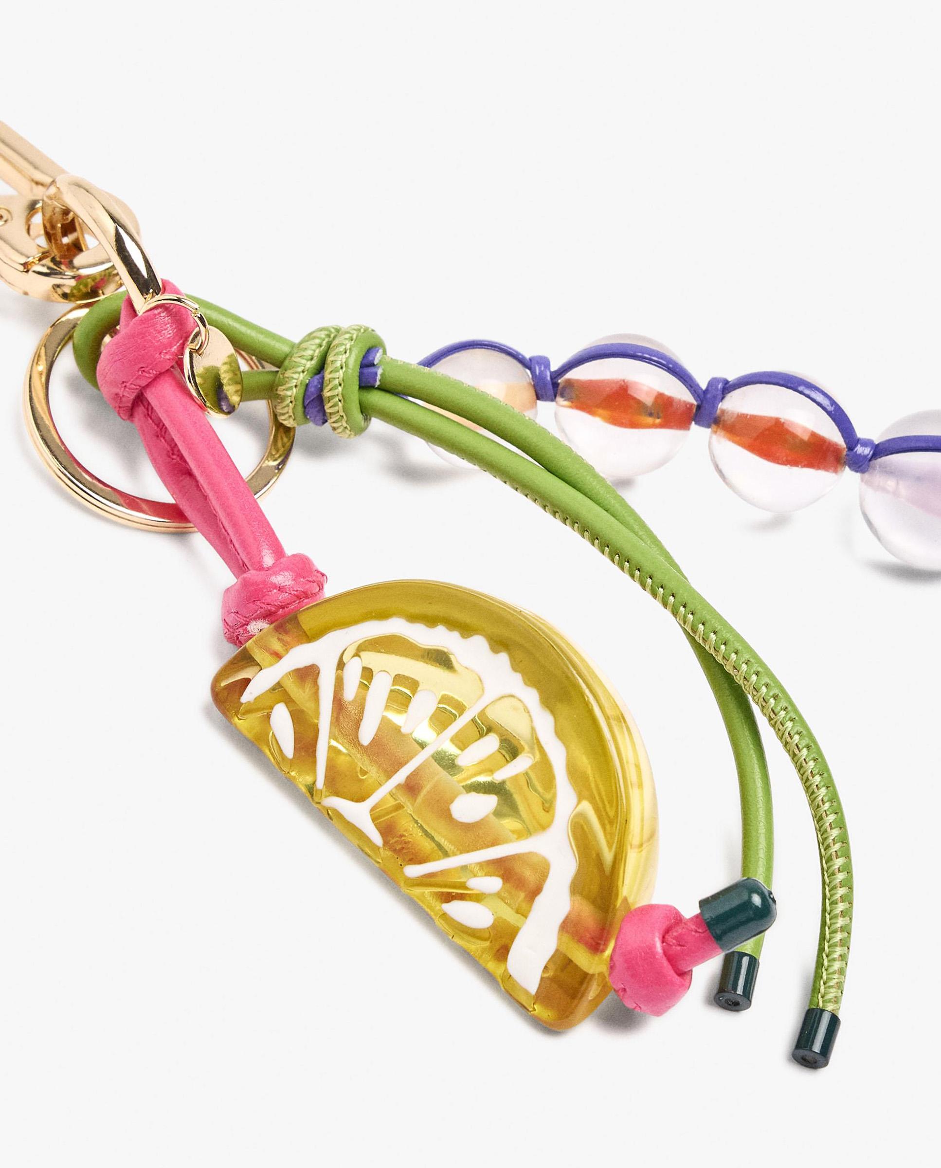 Llavero con charm de fruta y cuentas - Parfois - Multicolor Multicolor-3
