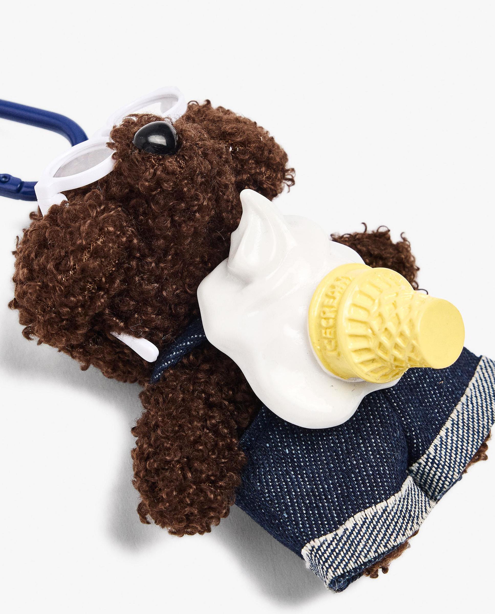 Llavero con charm de oso y cuentas - Parfois - Multicolor Multicolor-3