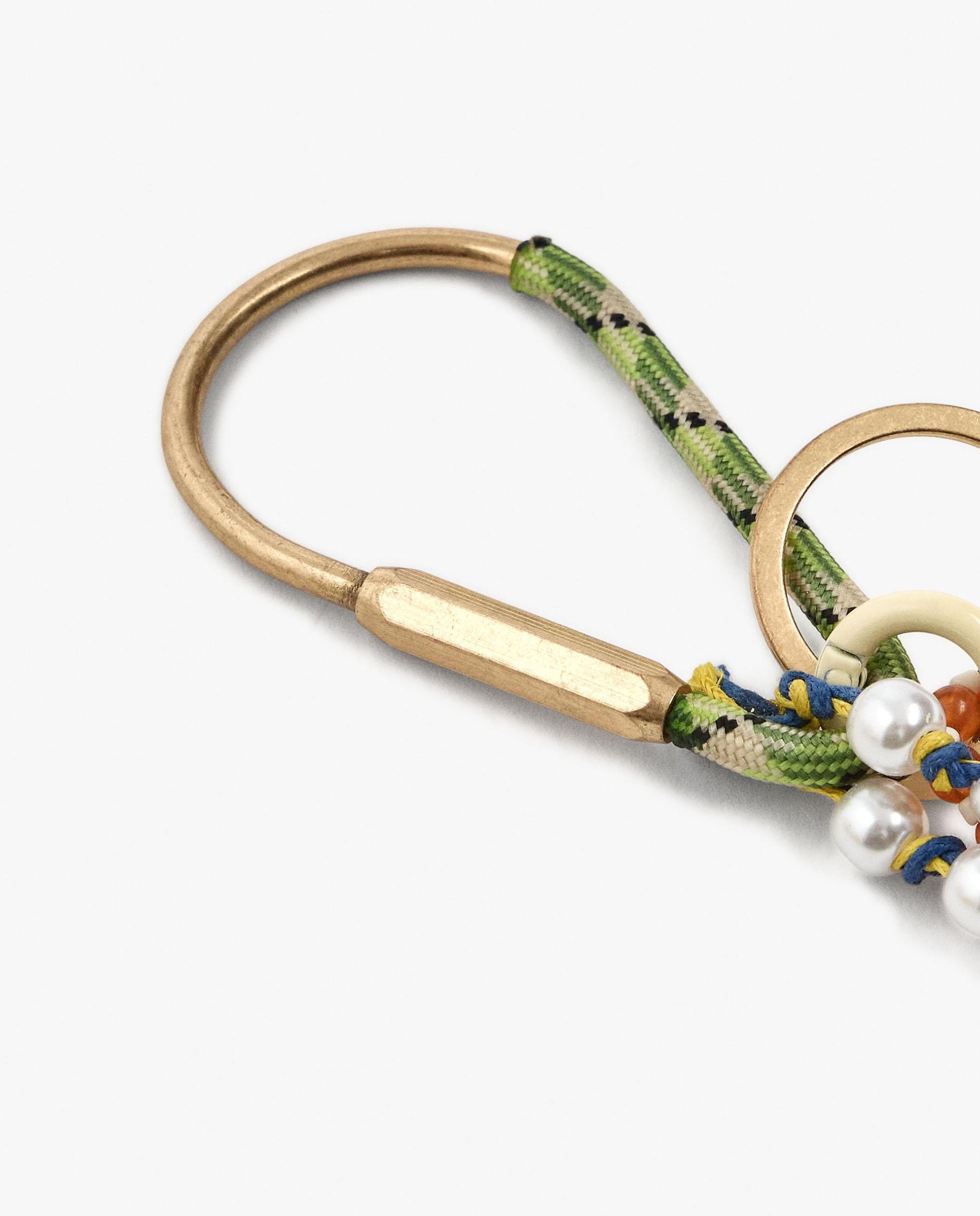 Llavero con charms decorativos y eslabones - Parfois - Multicolor Multicolor-2
