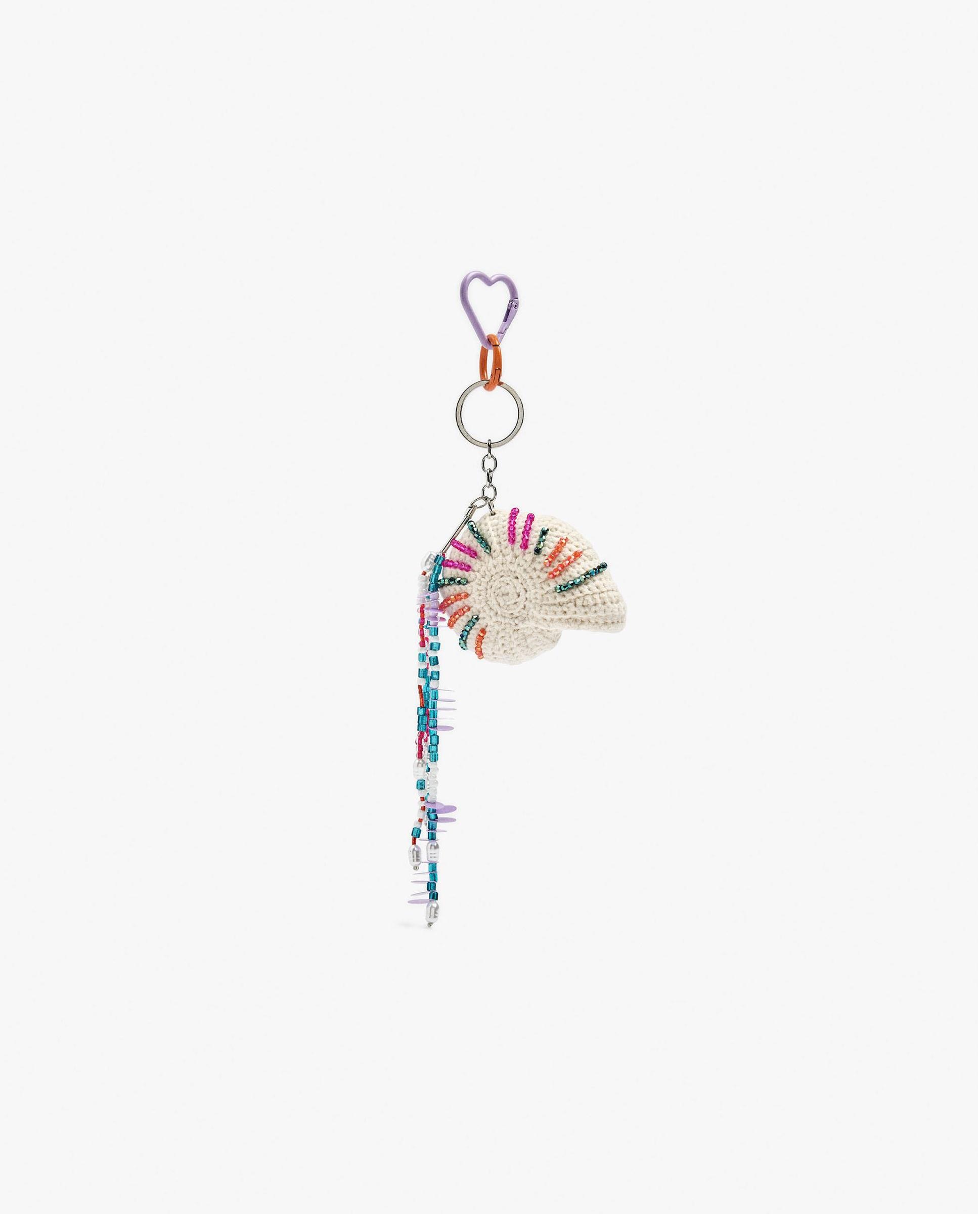 Llavero con charm de caracol de cuentas - Parfois - Multicolor Multicolor-1