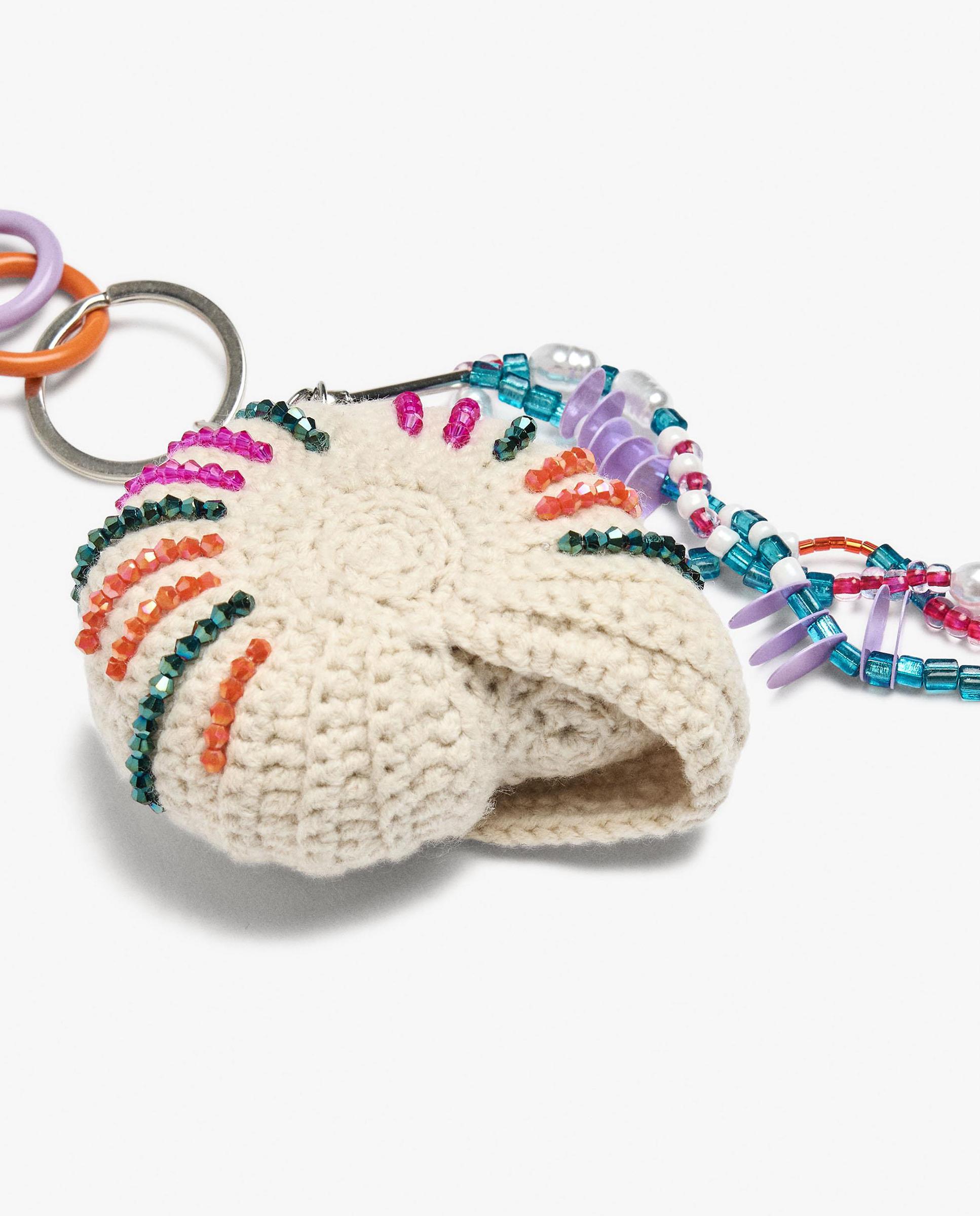 Llavero con charm de caracol de cuentas - Parfois - Multicolor Multicolor-3