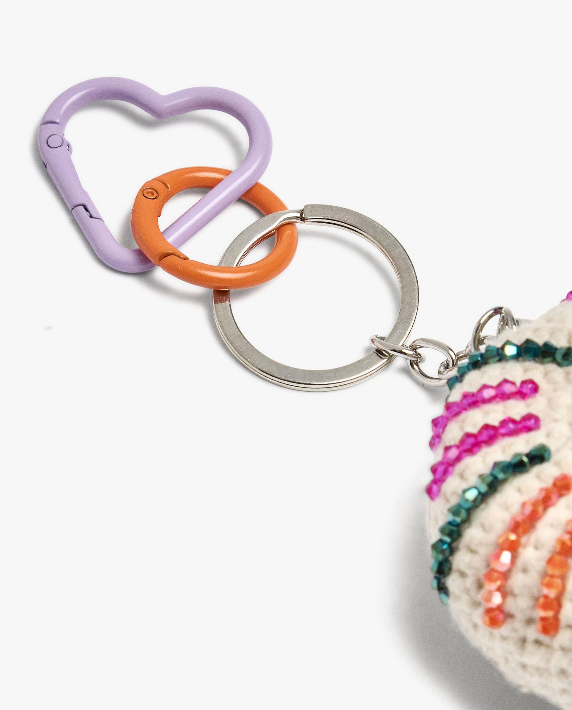 Llavero con charm de caracol de cuentas - Parfois - Multicolor Multicolor-2