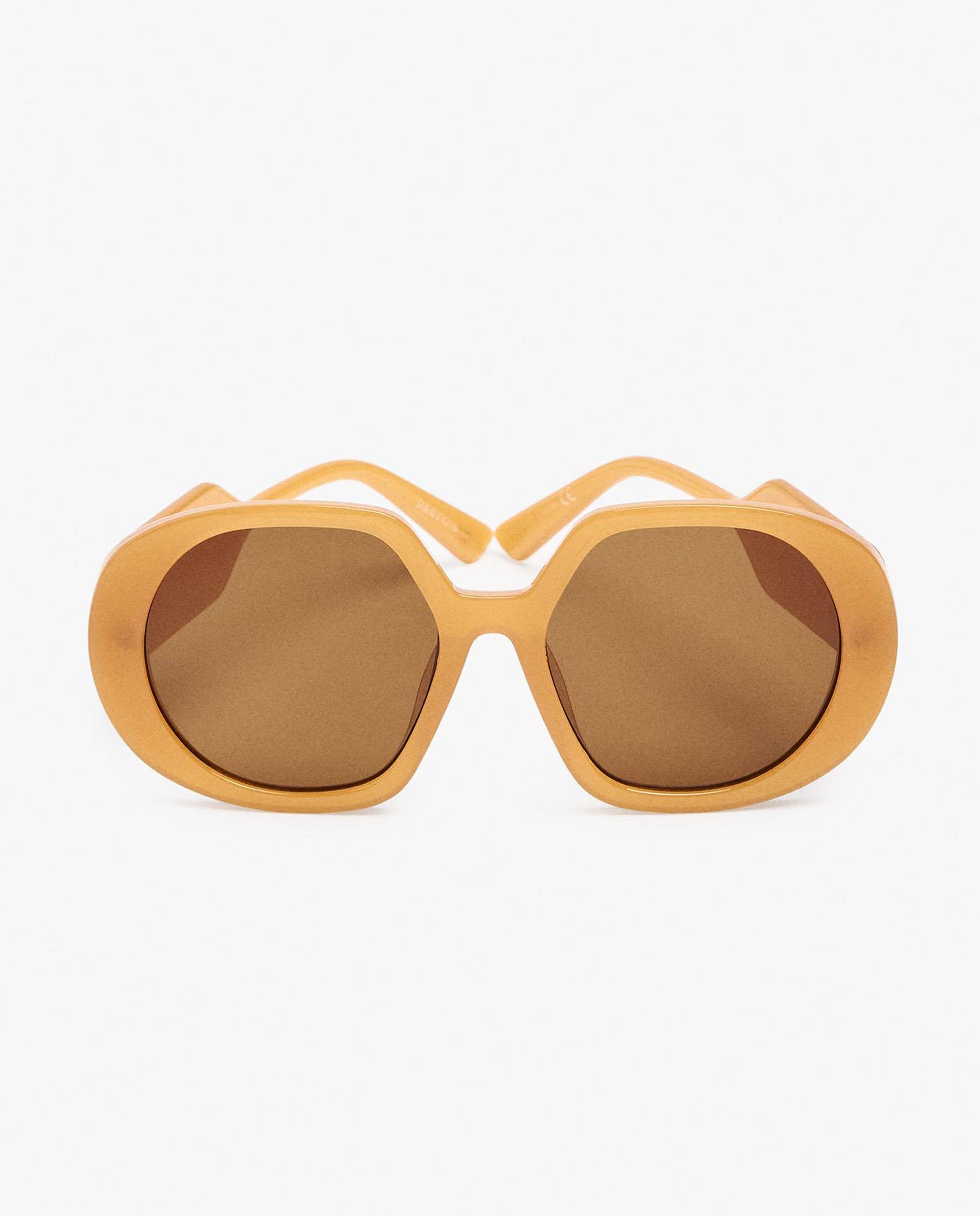Gafas de sol de mujer parfois con protección uv y forma geométrica en liso - Naranja Naranja-1