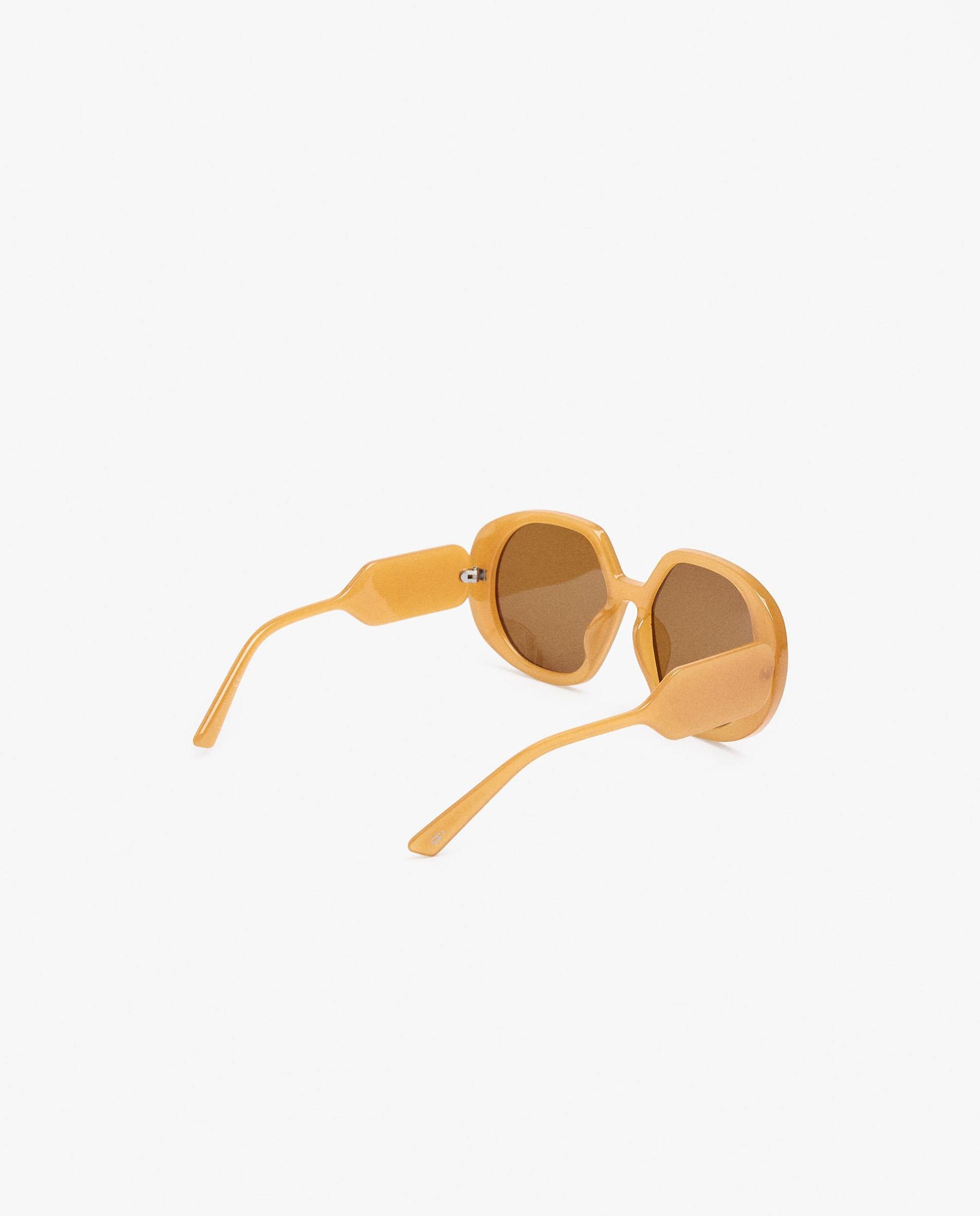 Gafas de sol de mujer parfois con protección uv y forma geométrica en liso - Naranja Naranja-2