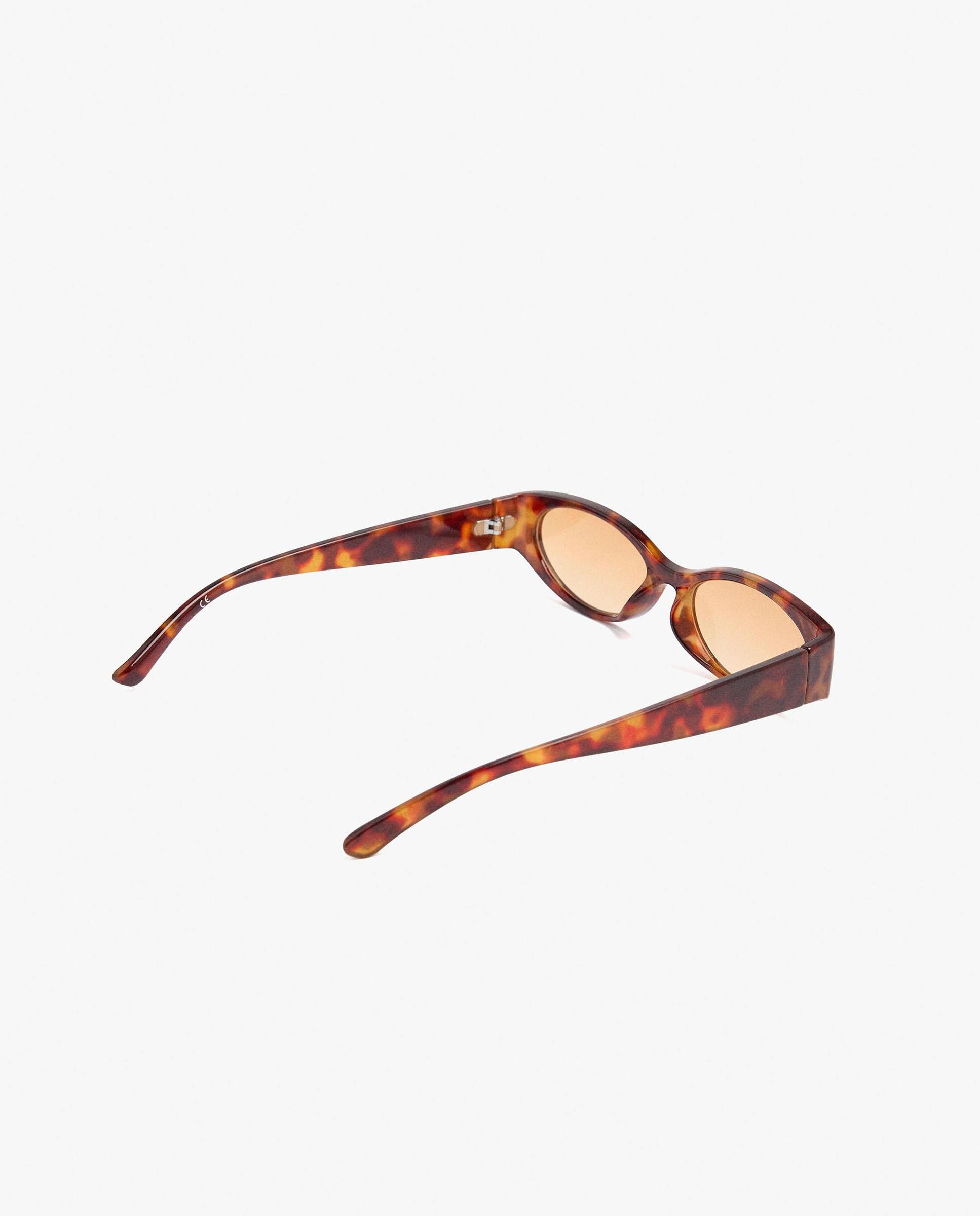 Gafas de sol de mujer parfois con protección uv y forma ovalada con estampado animal print - Marrón Marrón-2