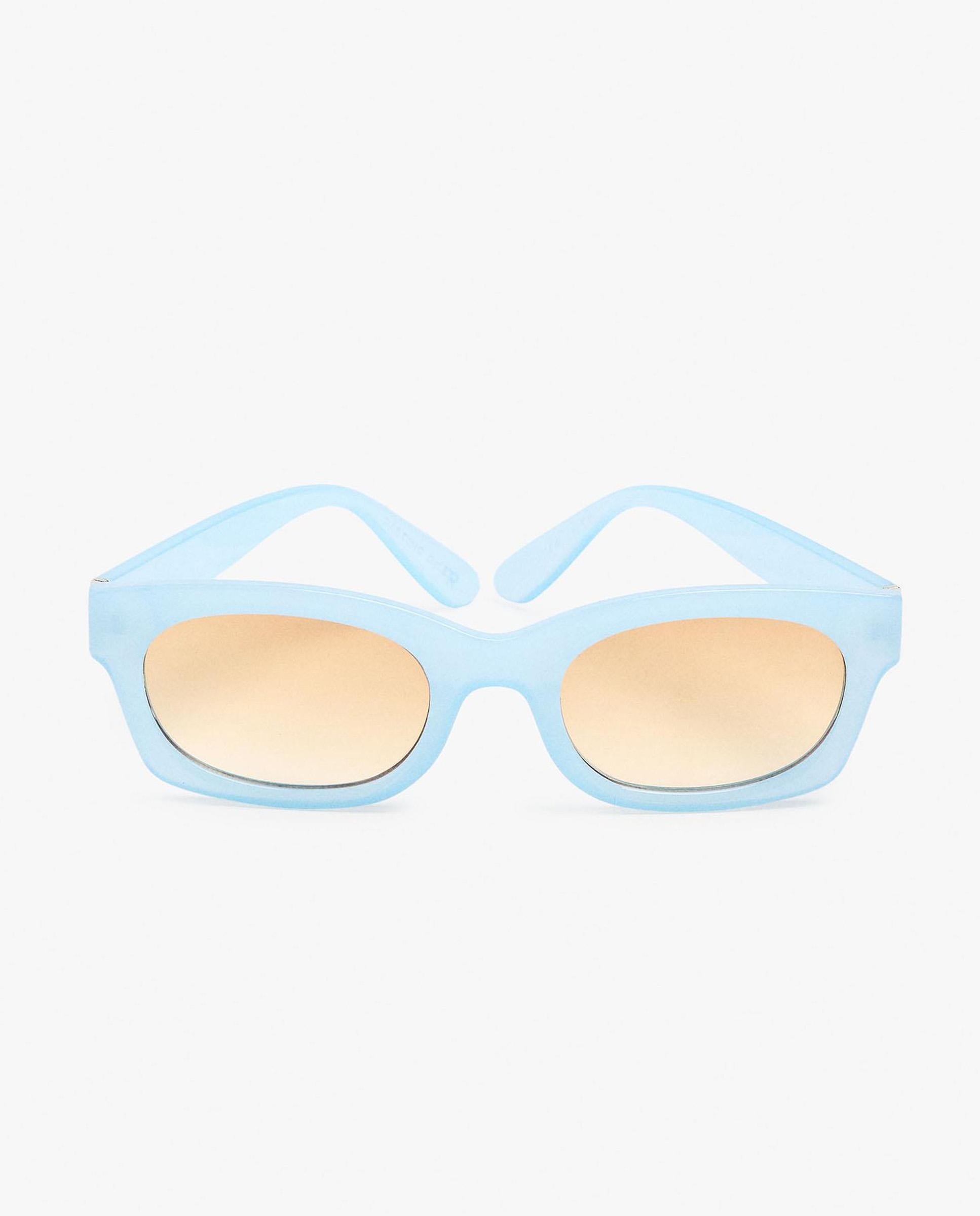 Gafas de sol de mujer parfois con protección uv y forma rectangular en liso - Azul Azul-1