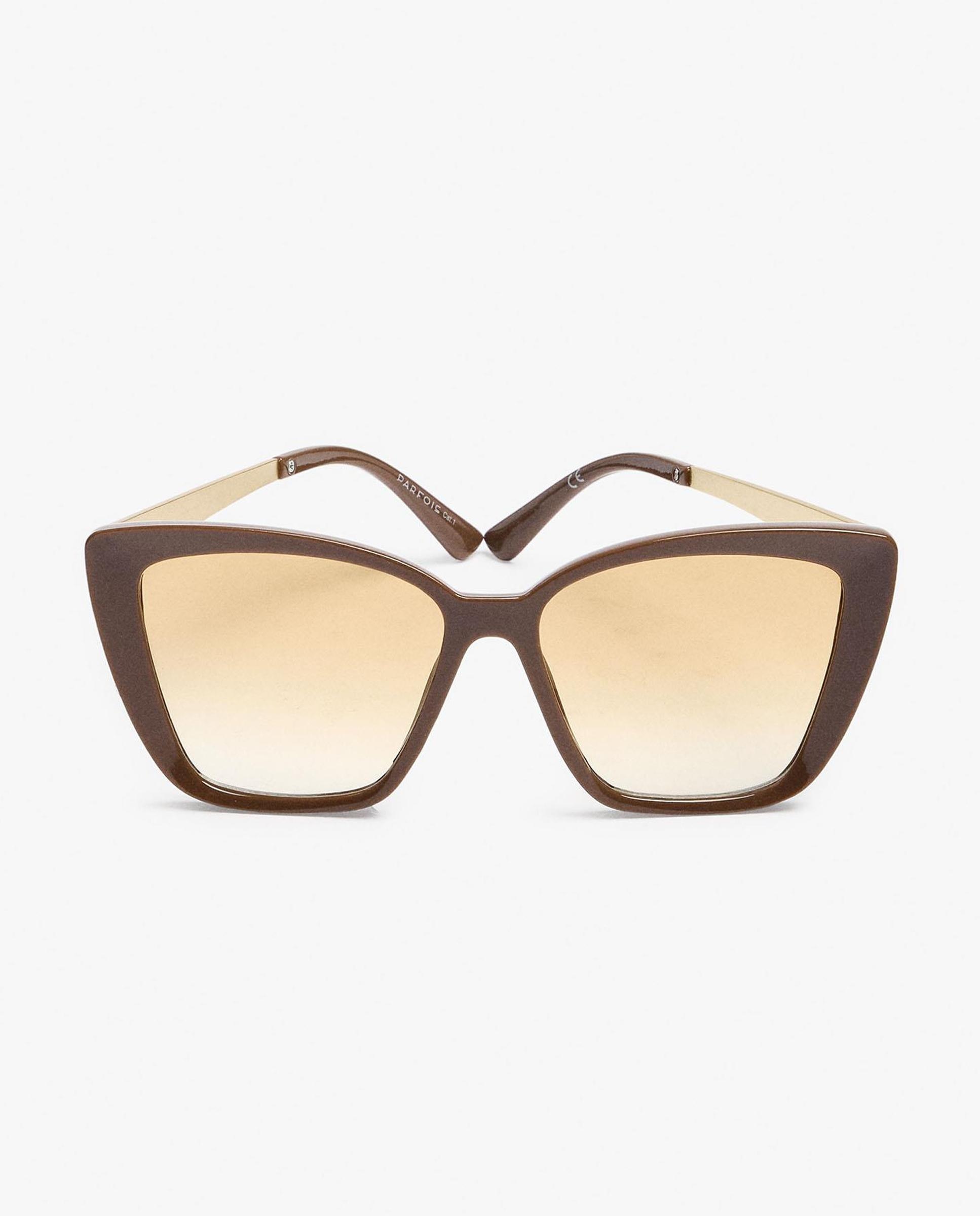 Gafas de sol de mujer parfois con protección uv y forma cat eye en liso - Rosa Rosa-1