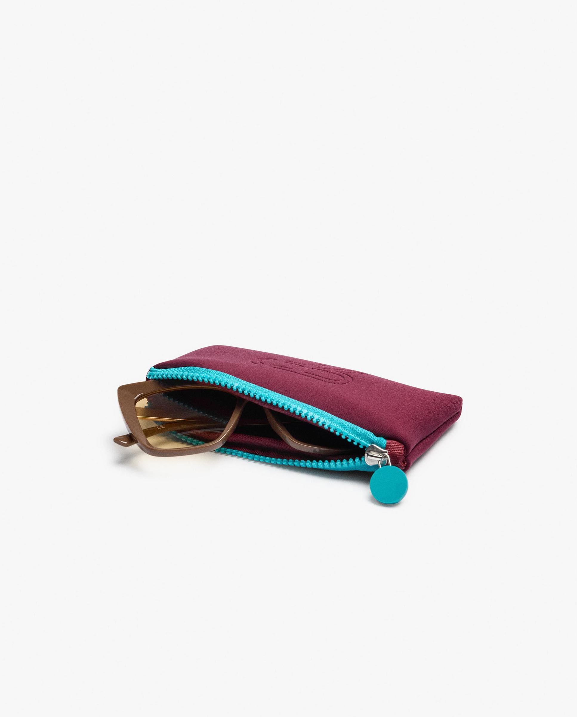 Gafas de sol de mujer parfois con protección uv y forma cat eye en liso - Rosa Rosa-4