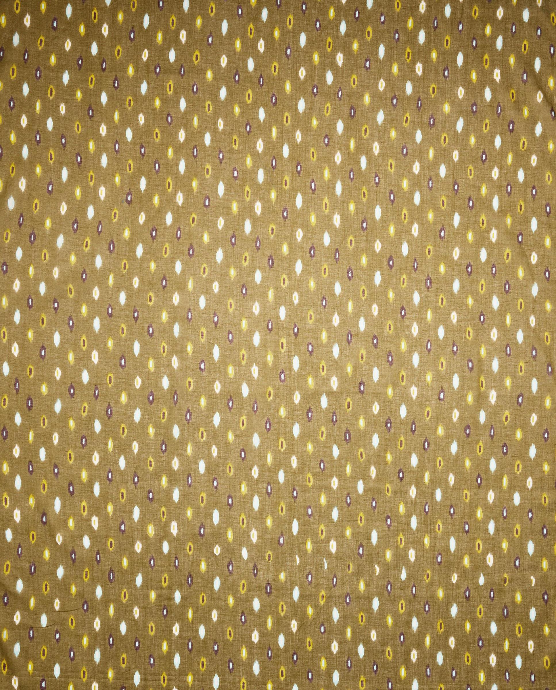 Pañuelo 100% algodón con microestampados - Parfois - Kaki Kaki-4