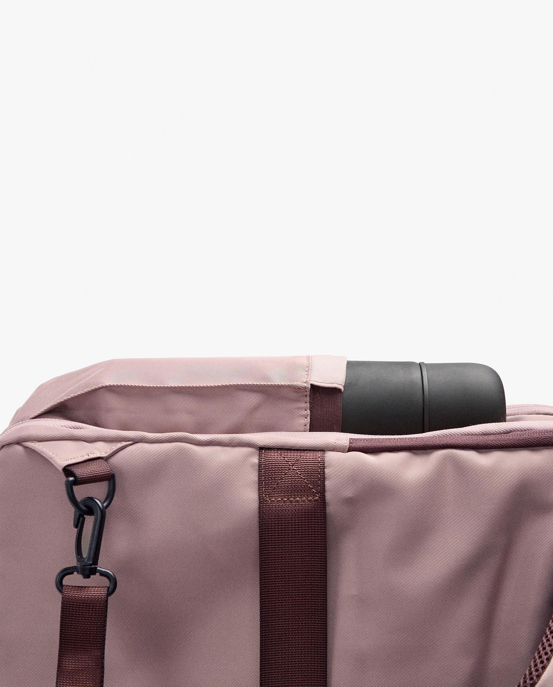 Mochila de mujer con varios compartimentos y cierre de cremallera en liso - Parfois - Rosa Rosa-6