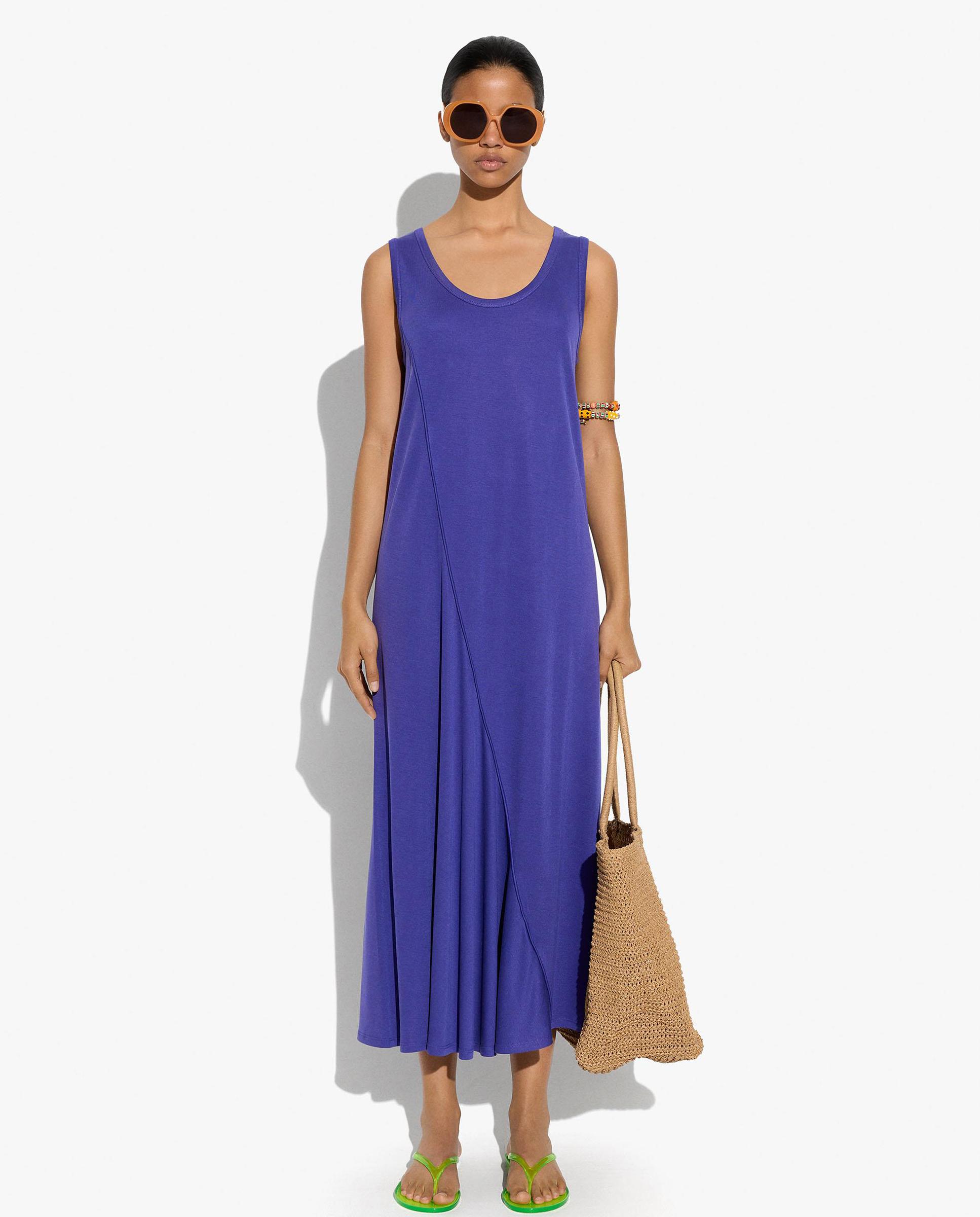 Parfois - Vestido midi fluido sin mangas.