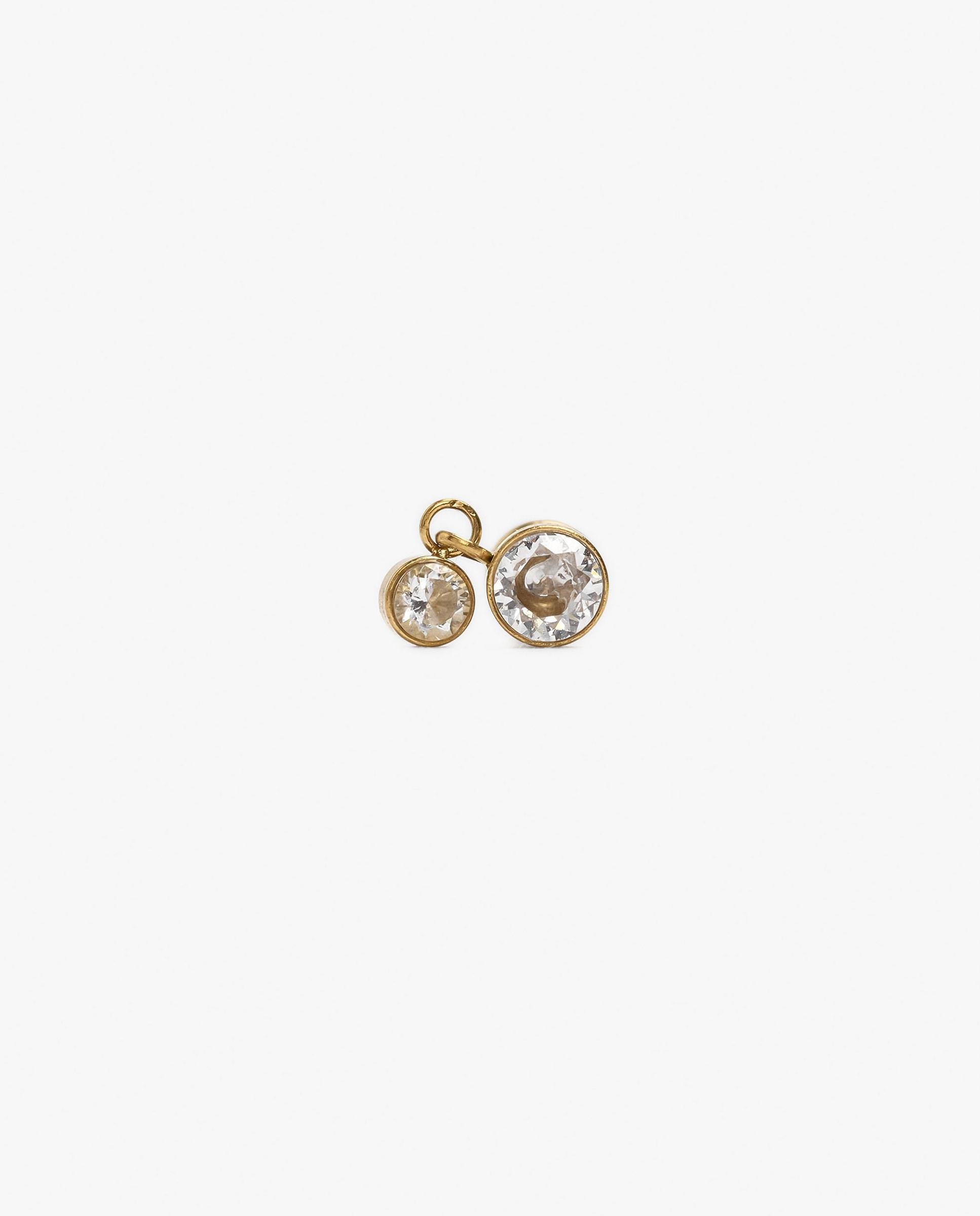 Imagen 2 de Piercing de acero inoxidable con circonitas - Parfois - Blanco Blanco