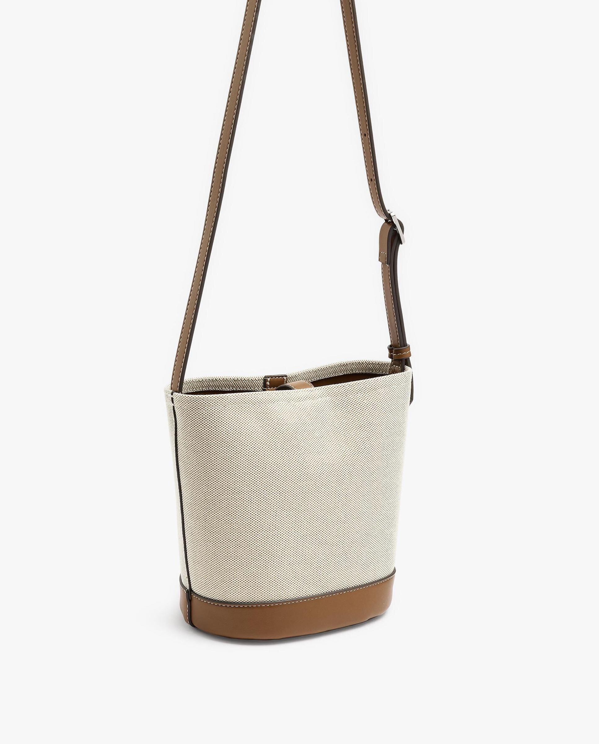Bandolera de mujer con cierre imantado en liso - Parfois - Beige Beige-4
