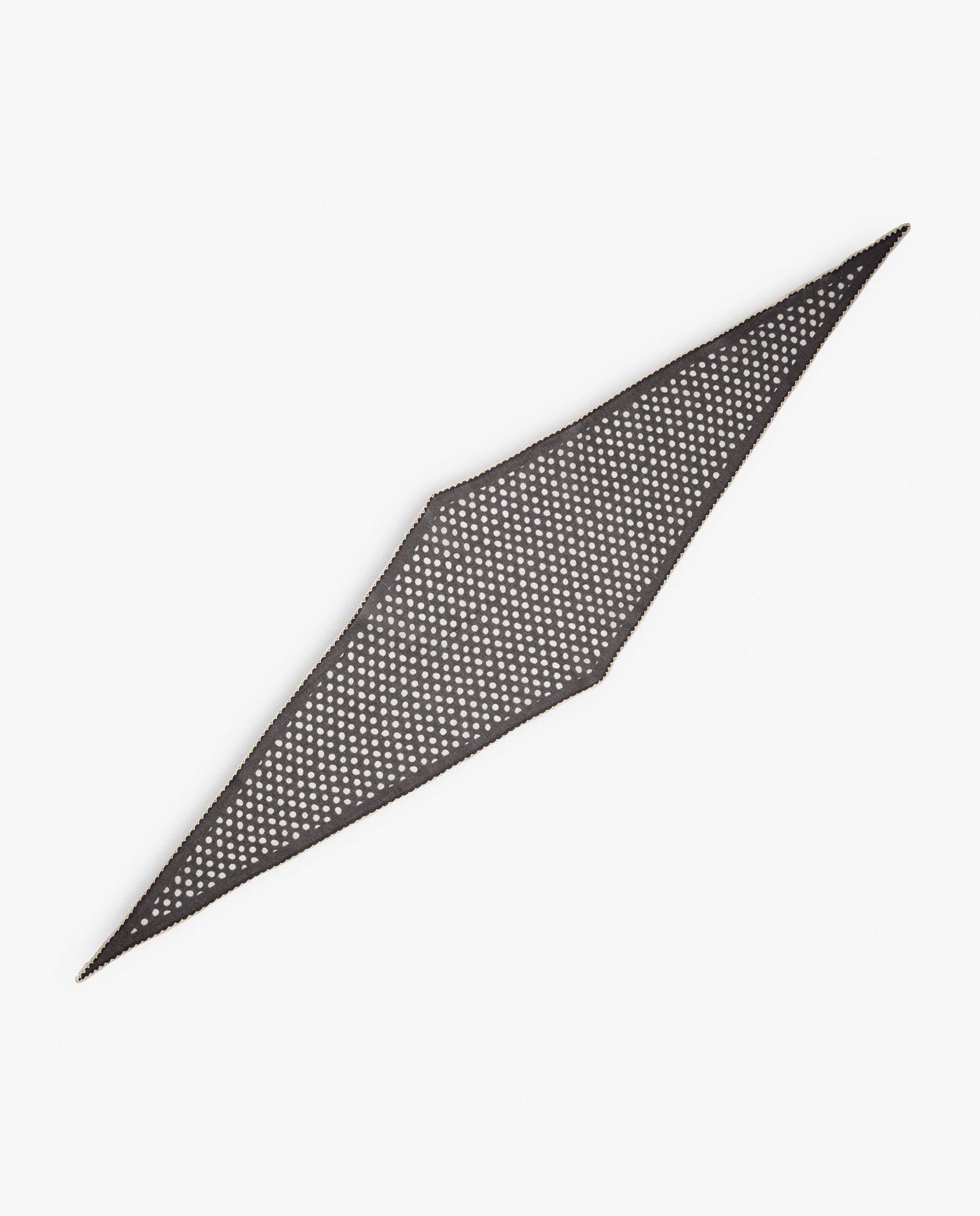 Pañuelo 100% algodón con estampado de lunares - Parfois - Marrón oscuro Marrón oscuro-2